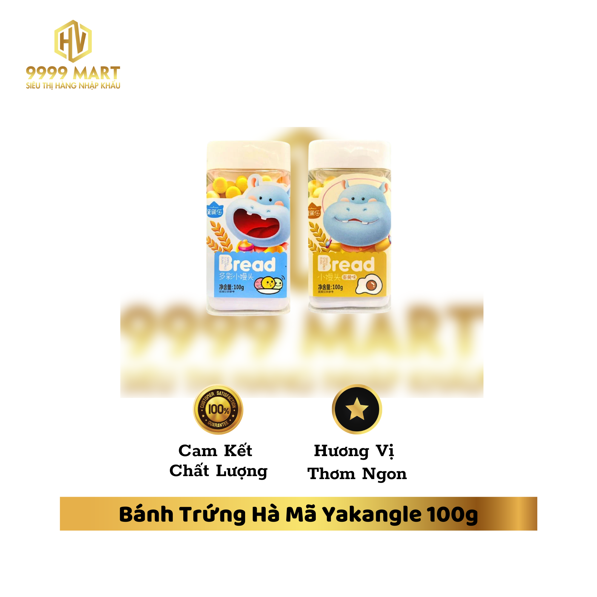 Bánh Trứng Hà Mã Yakangle 100g