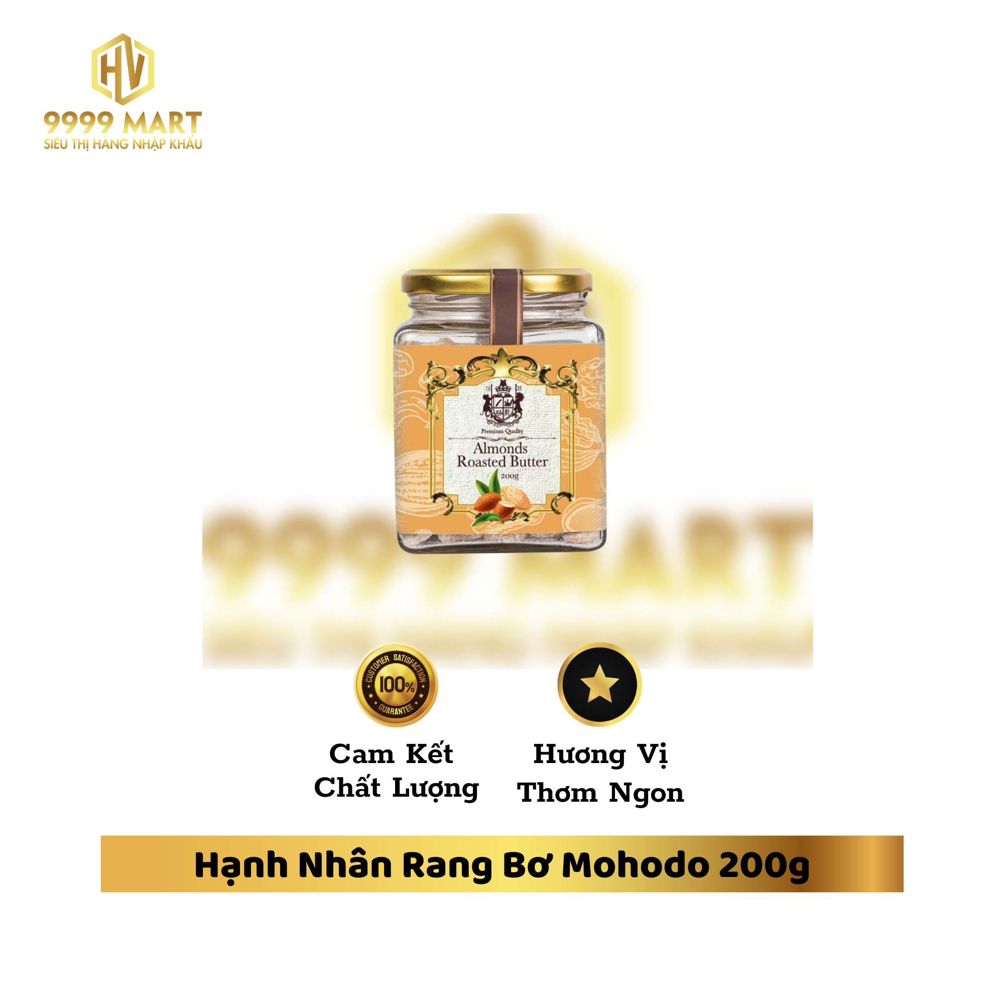 Hạnh Nhân Rang Bơ Mohodo 200g