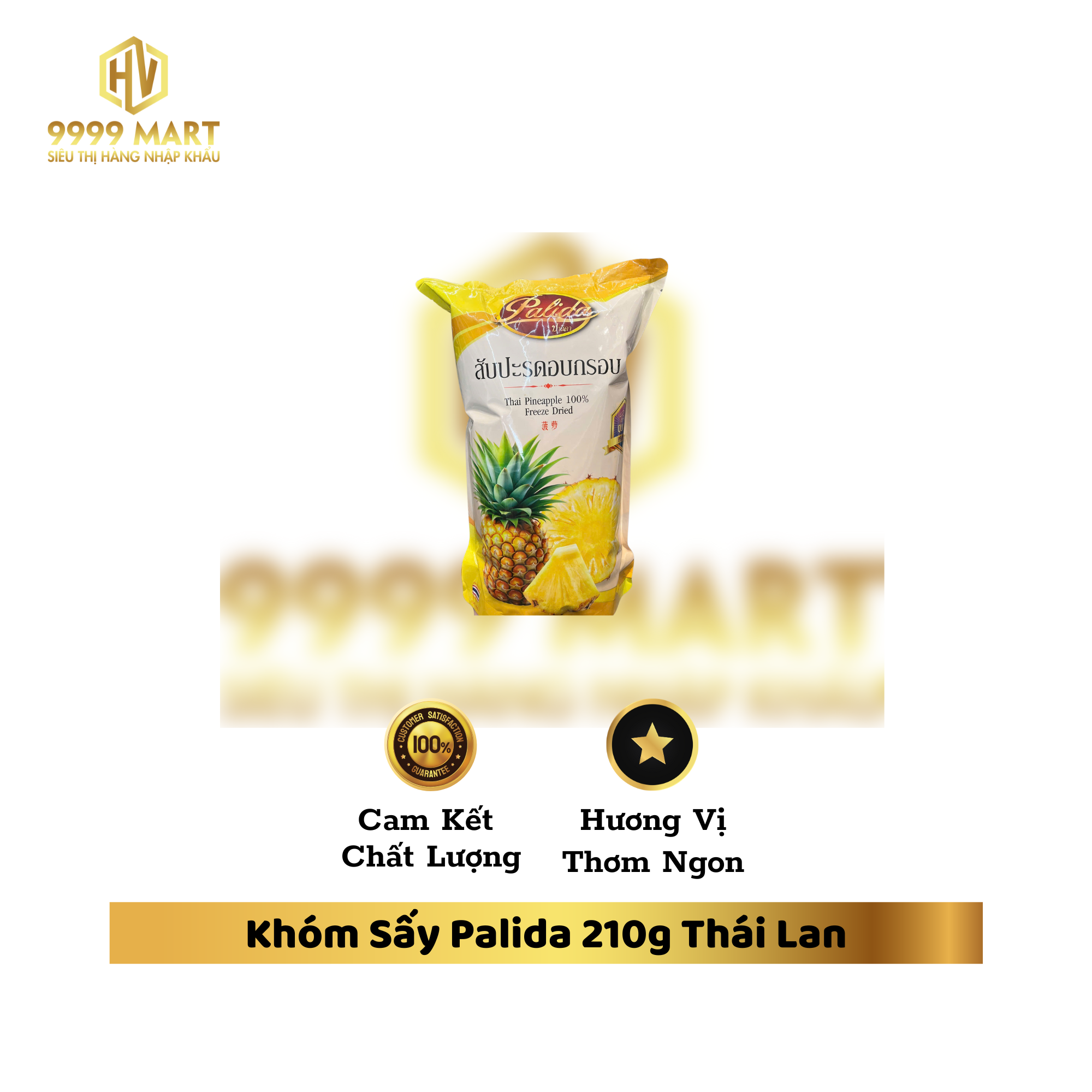 Khóm Sấy Palida 210g Thái Lan