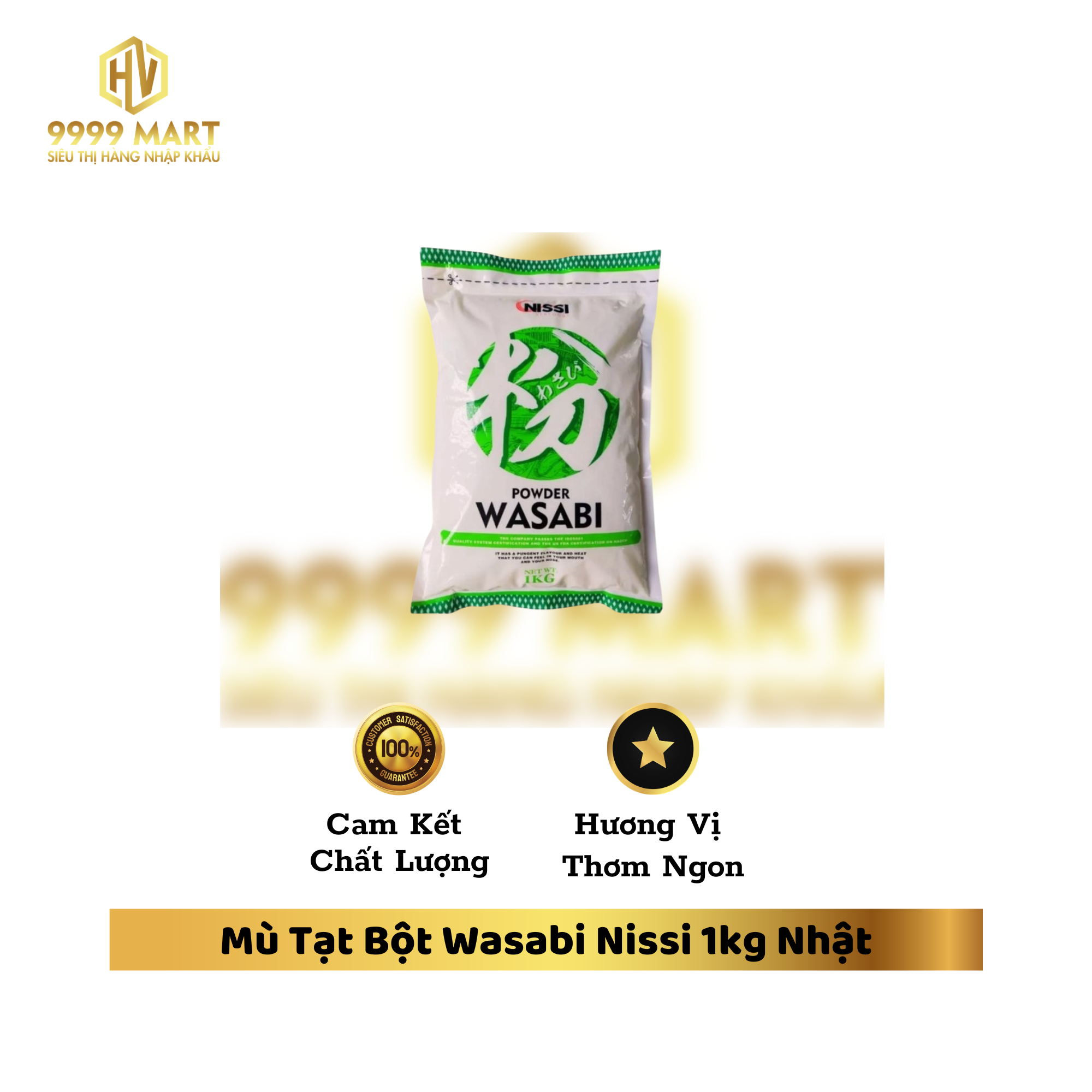 Mù Tạt Bột Wasabi Nissi 1kg Nhật