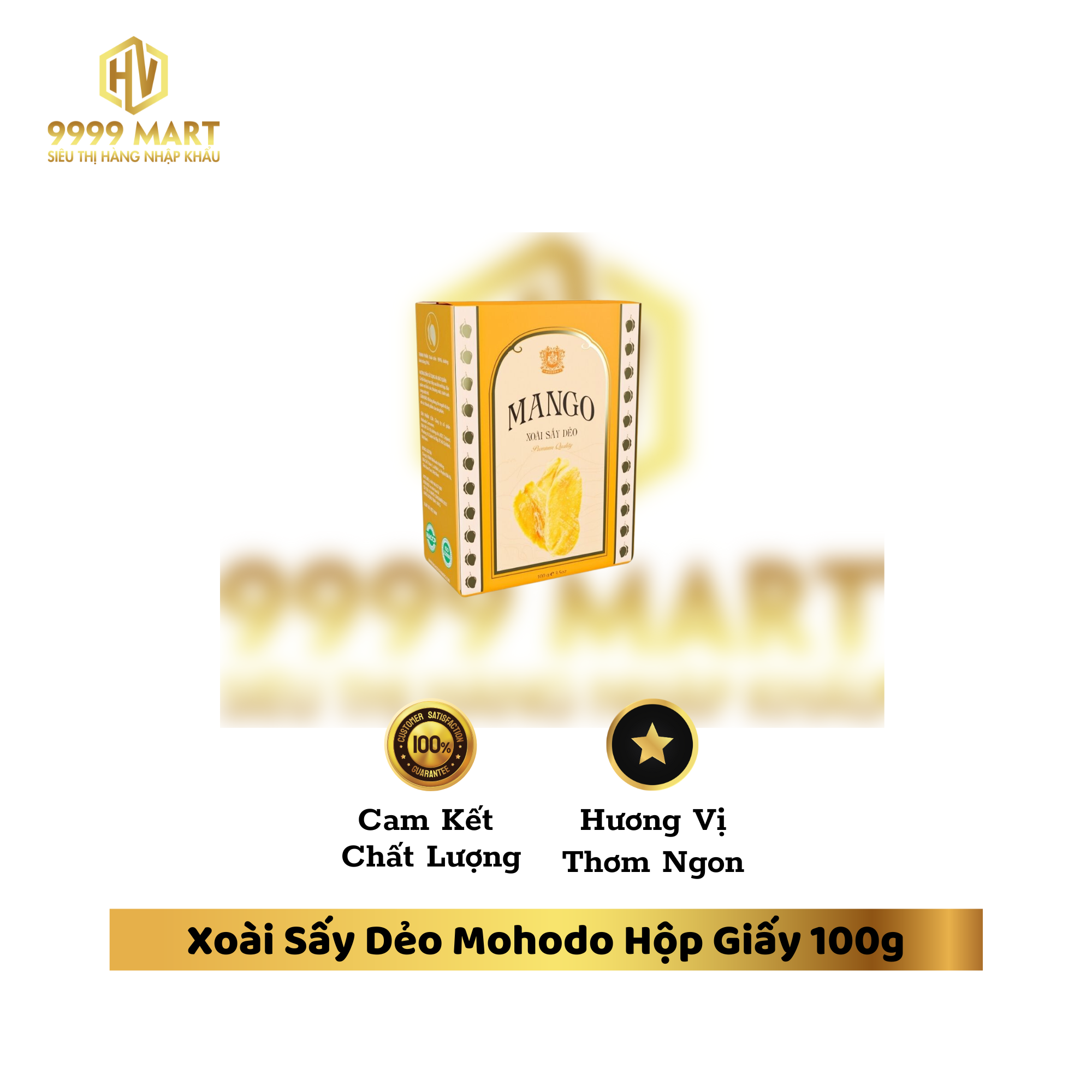 Xoài Sấy Dẻo Mohodo Hộp Giấy 100g