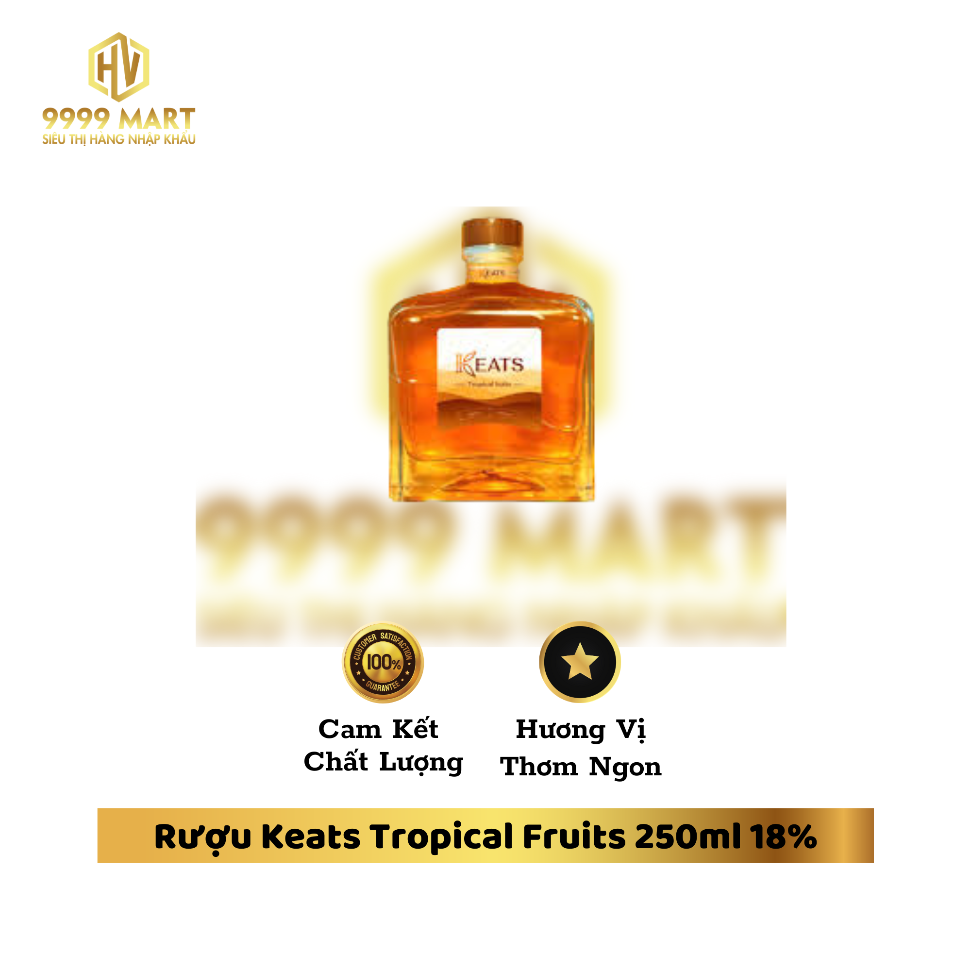 Rượu Keats Tropical Fruits 250ml 18%