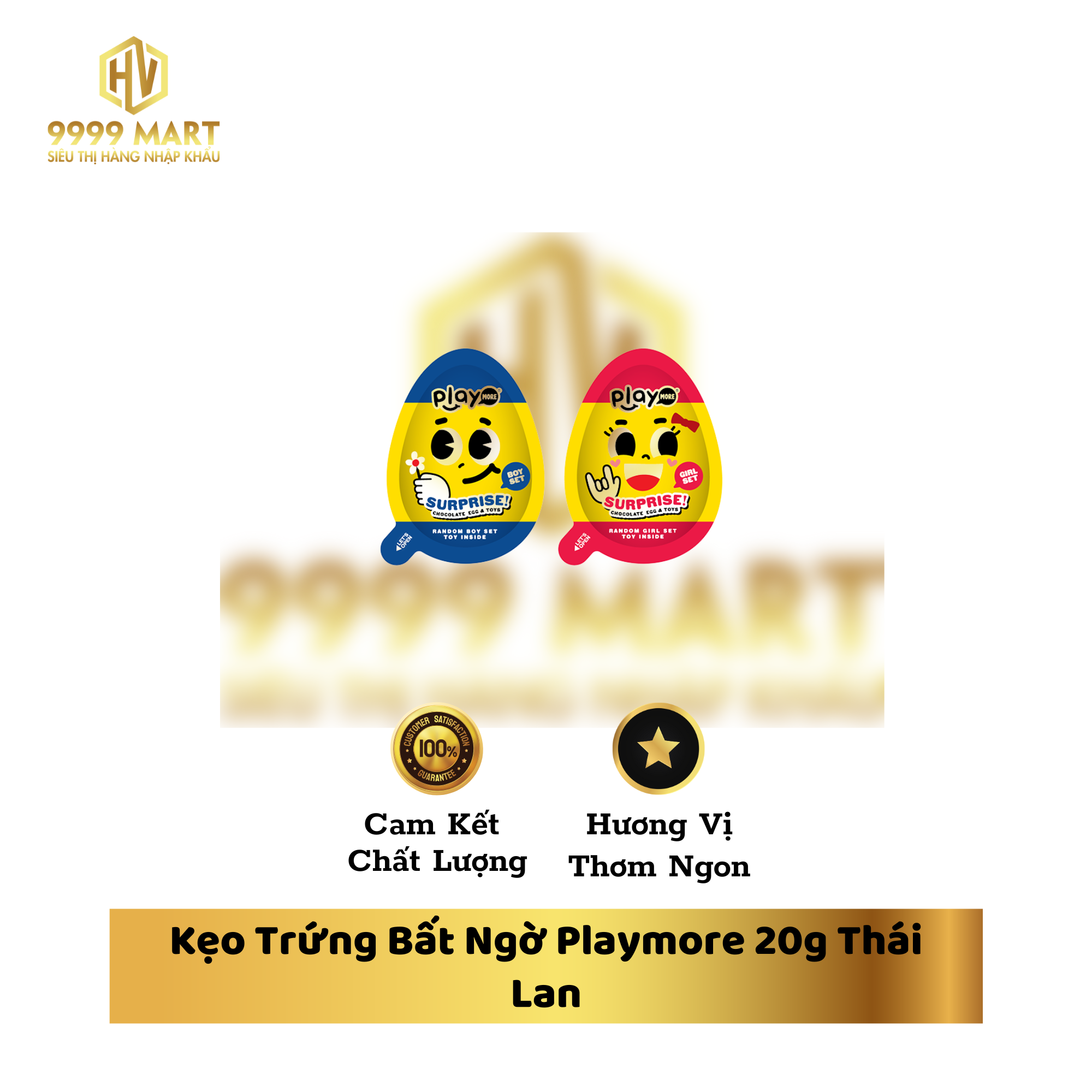 Kẹo Trứng Bất Ngờ Playmore 20g Thái Lan