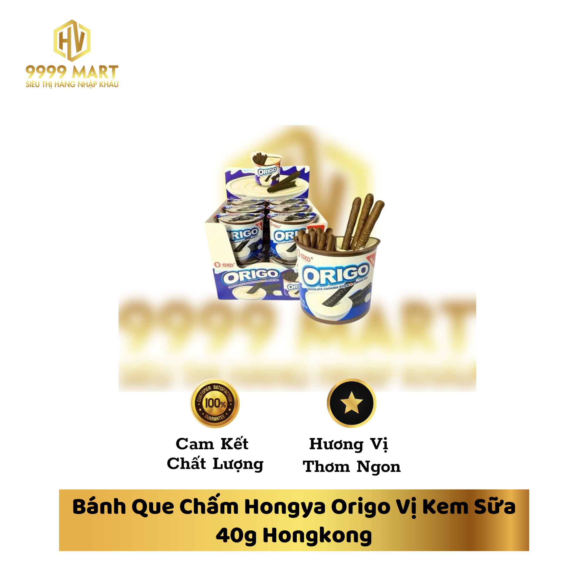 Bánh Que Chấm Hongya Origo Vị Kem Sữa 40g Hongkong