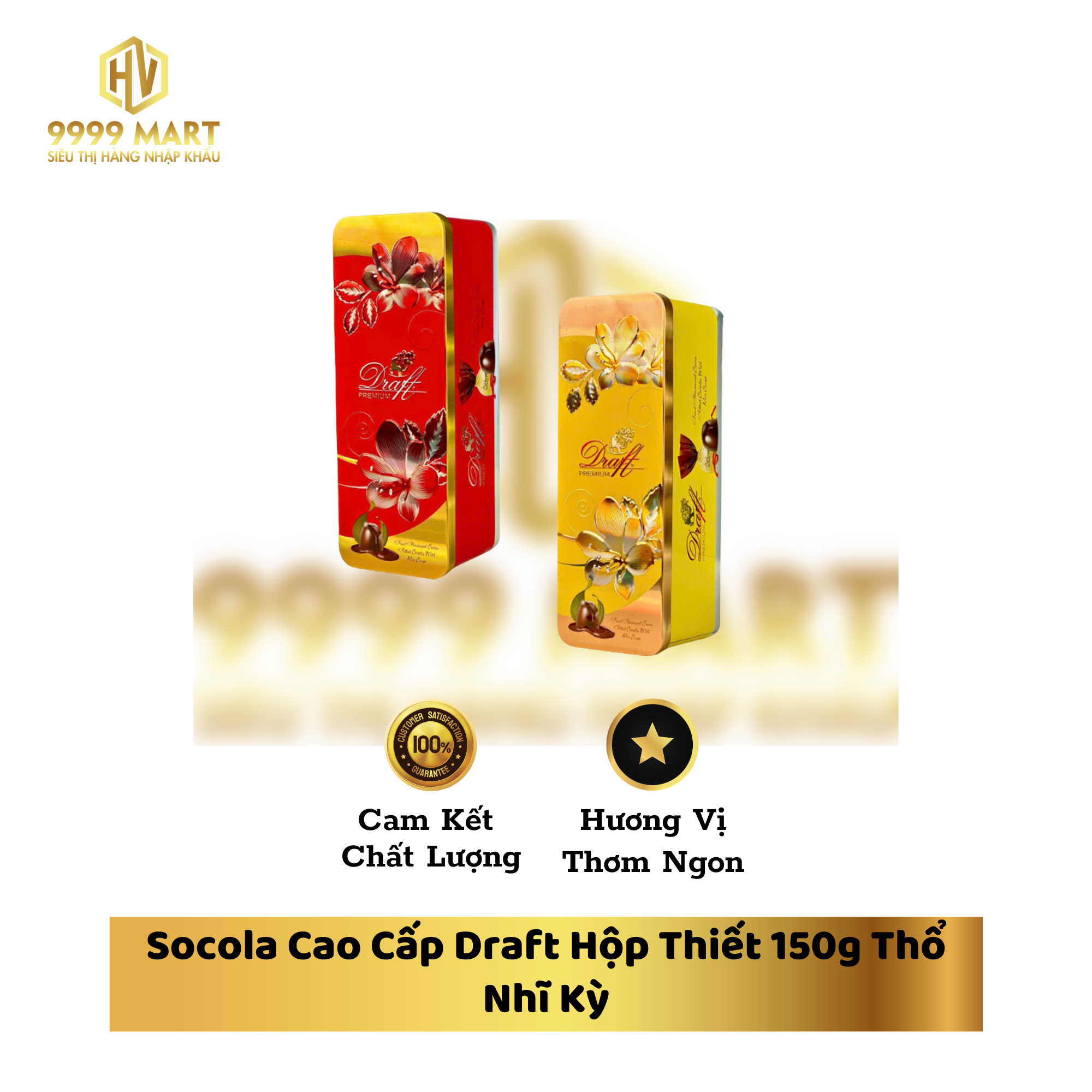 Socola Cao Cấp Draft Hộp Thiết 150g Thổ Nhĩ Kỳ