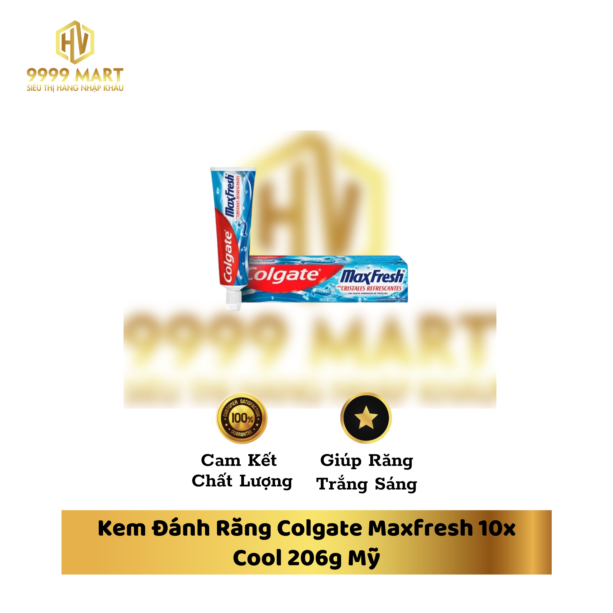 Kem Đánh Răng Colgate Maxfresh 10x Cool 206g Mỹ