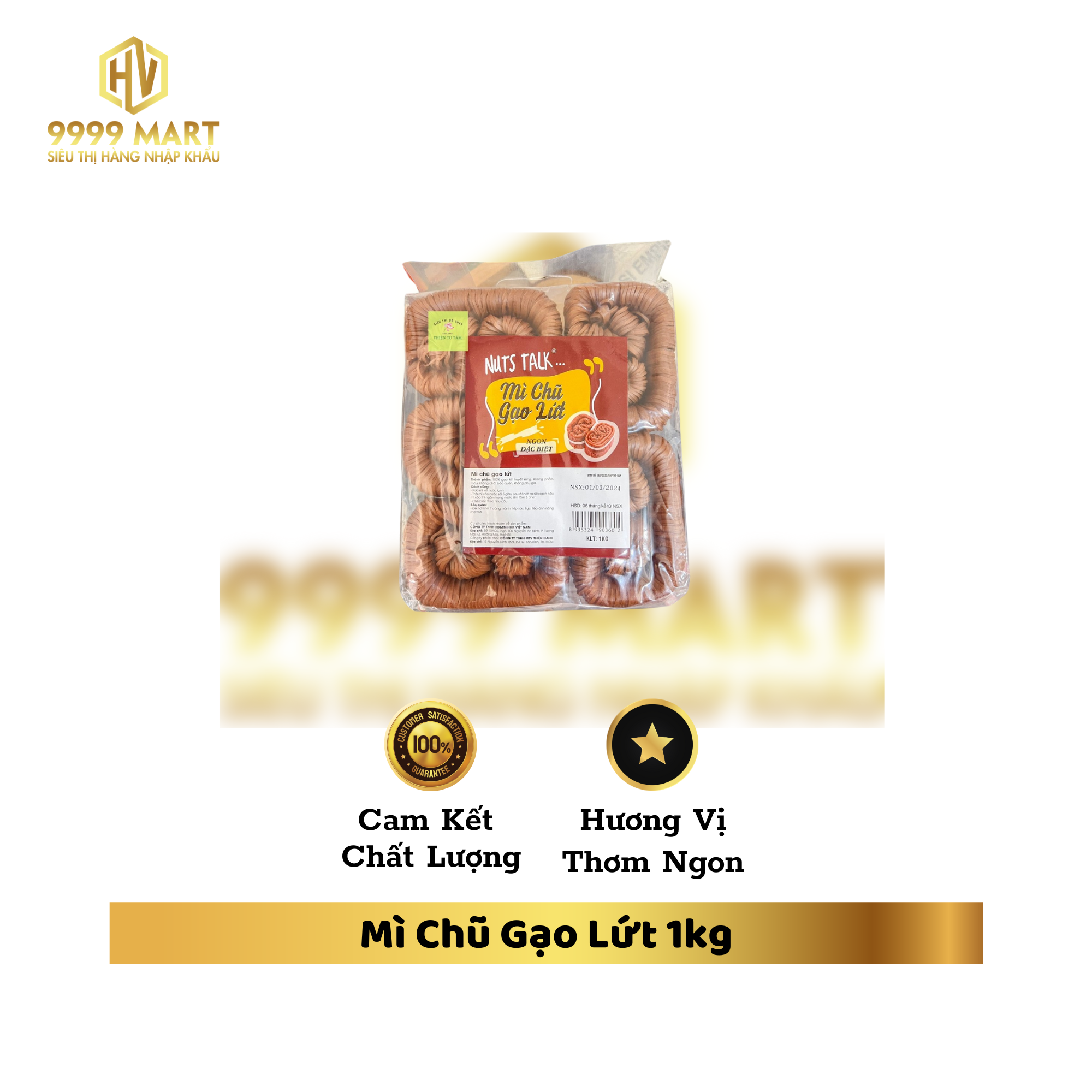 Mì Chũ Gạo Lứt 1kg