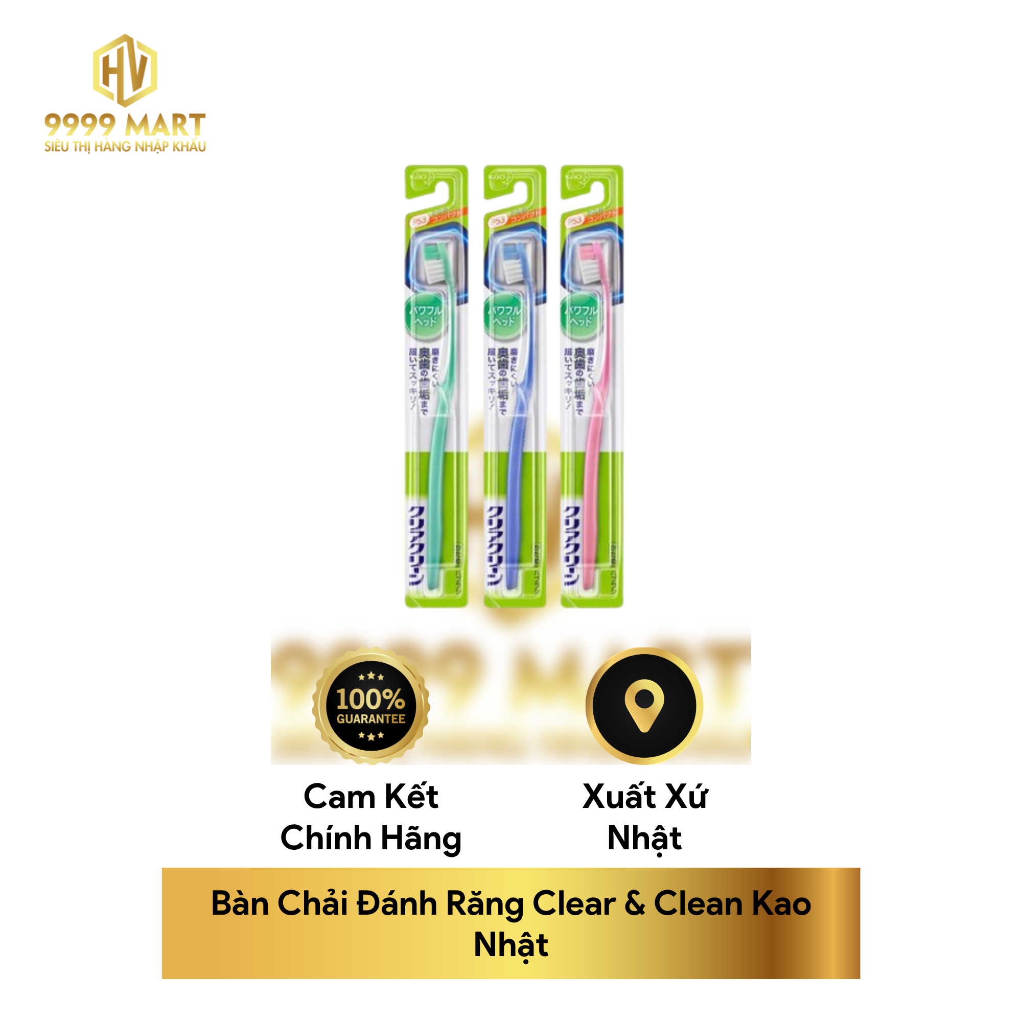 Bàn Chải Đánh Răng Clear & Clean Kao Nhật