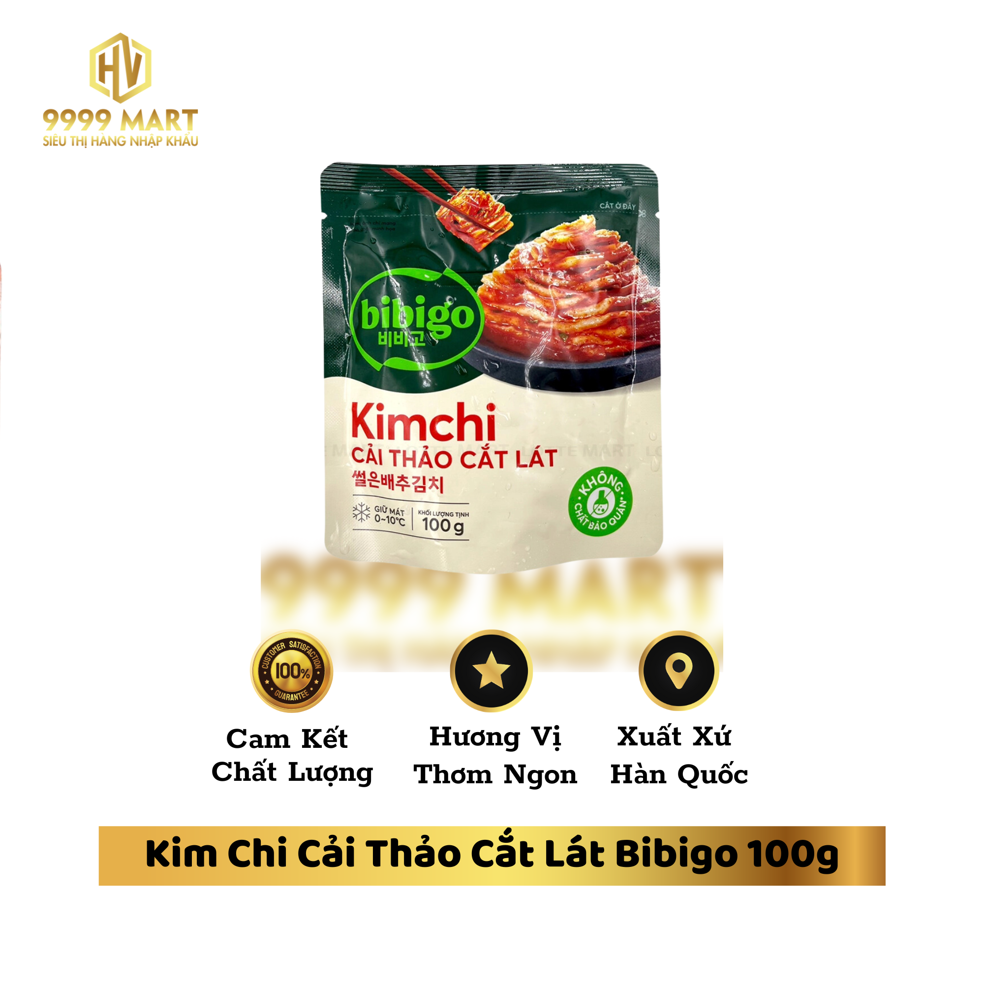 Kim Chi Cải Thảo Cắt Lát Bibigo 100g