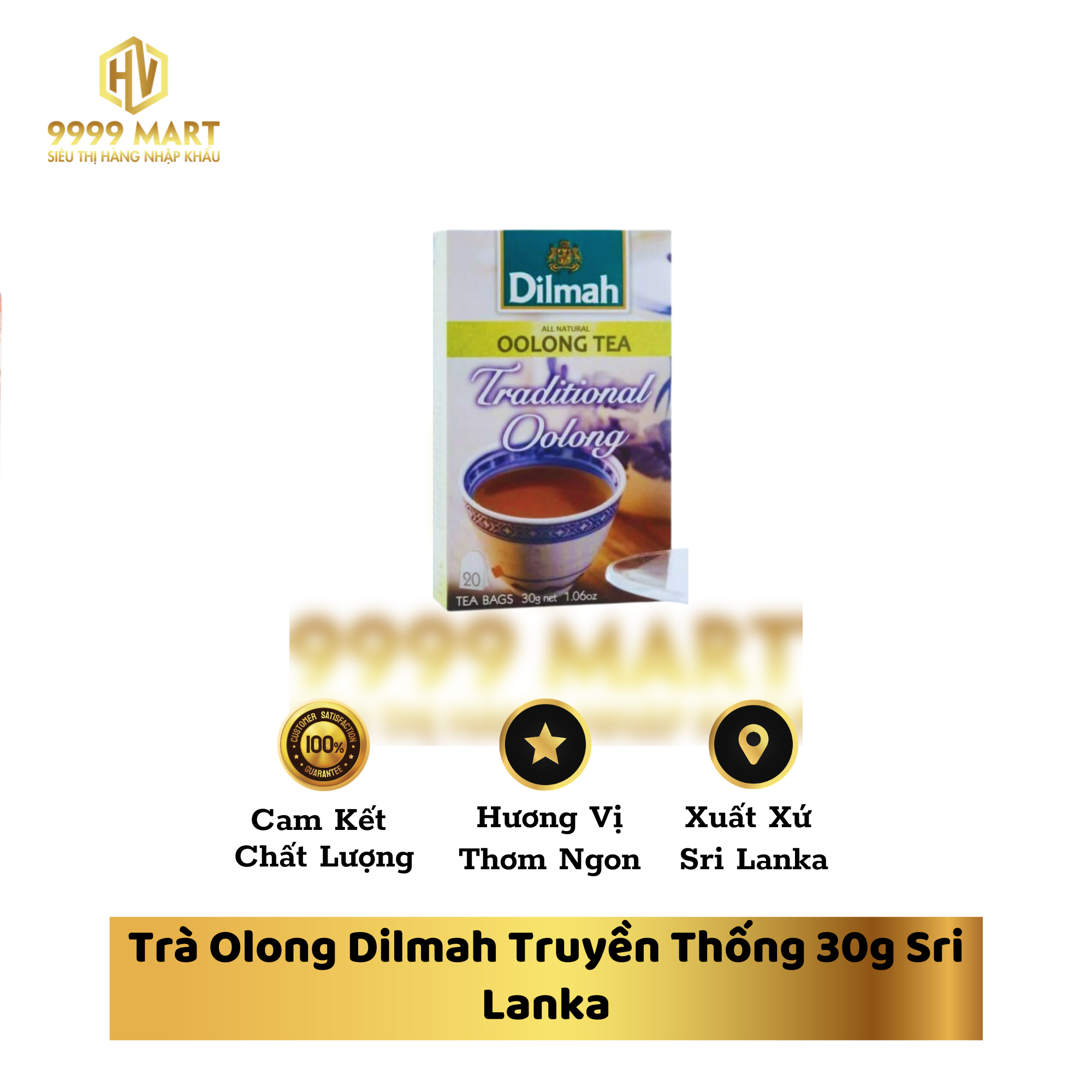 Trà Olong Dilmah Truyền Thống 30g Sri Lanka