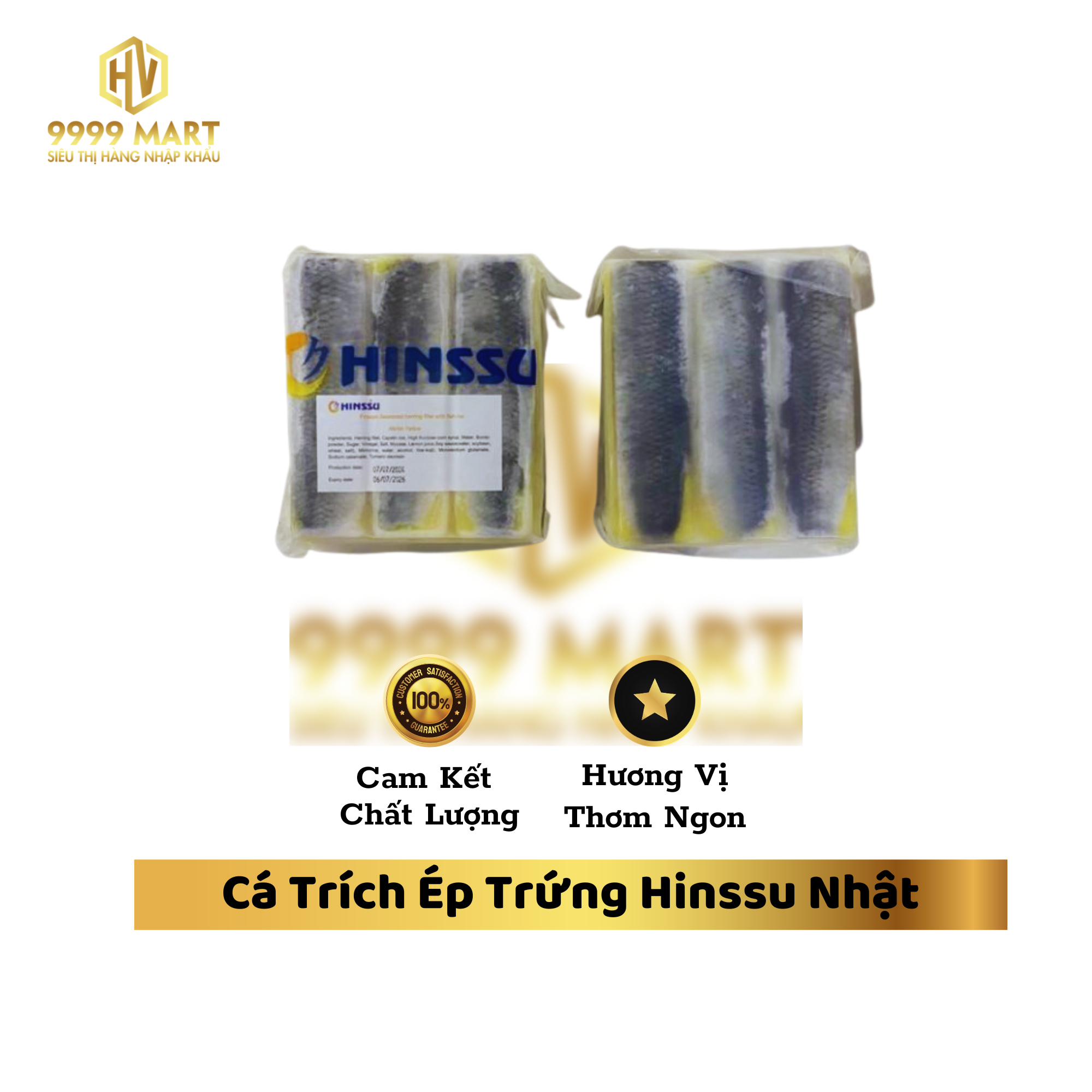 Cá Trích Ép Trứng Hinssu Nhật