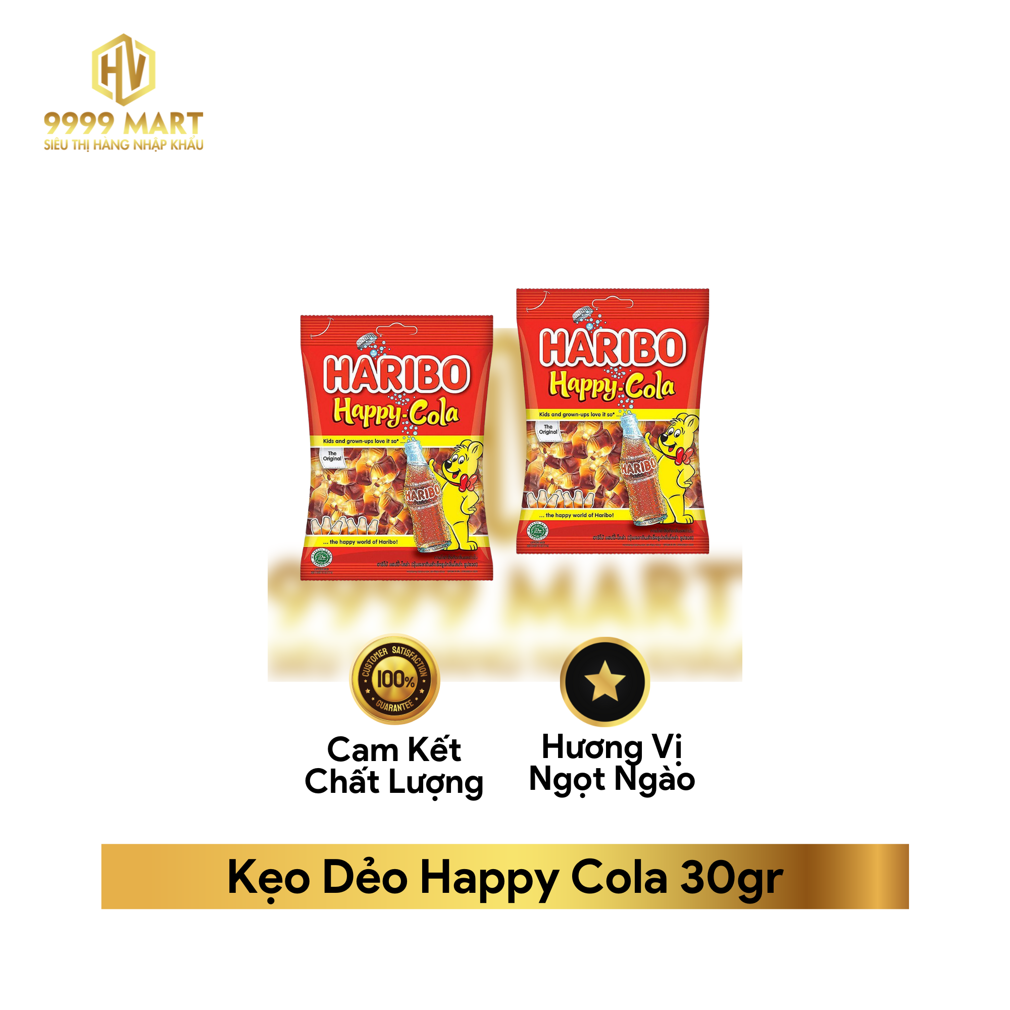 Kẹo Dẻo Happy Cola 30gr
