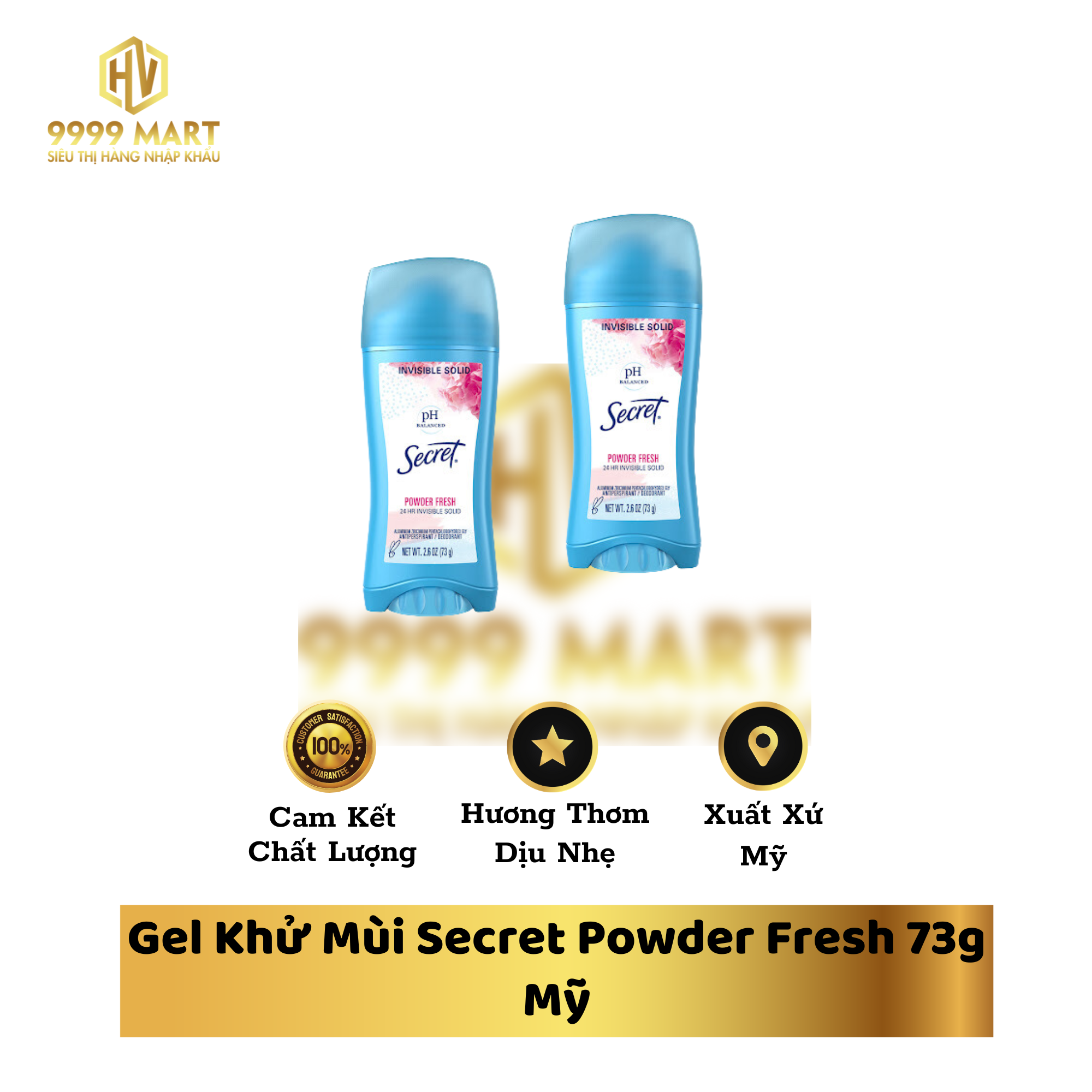 Gel Khử Mùi Secret Powder Fresh 73g Mỹ