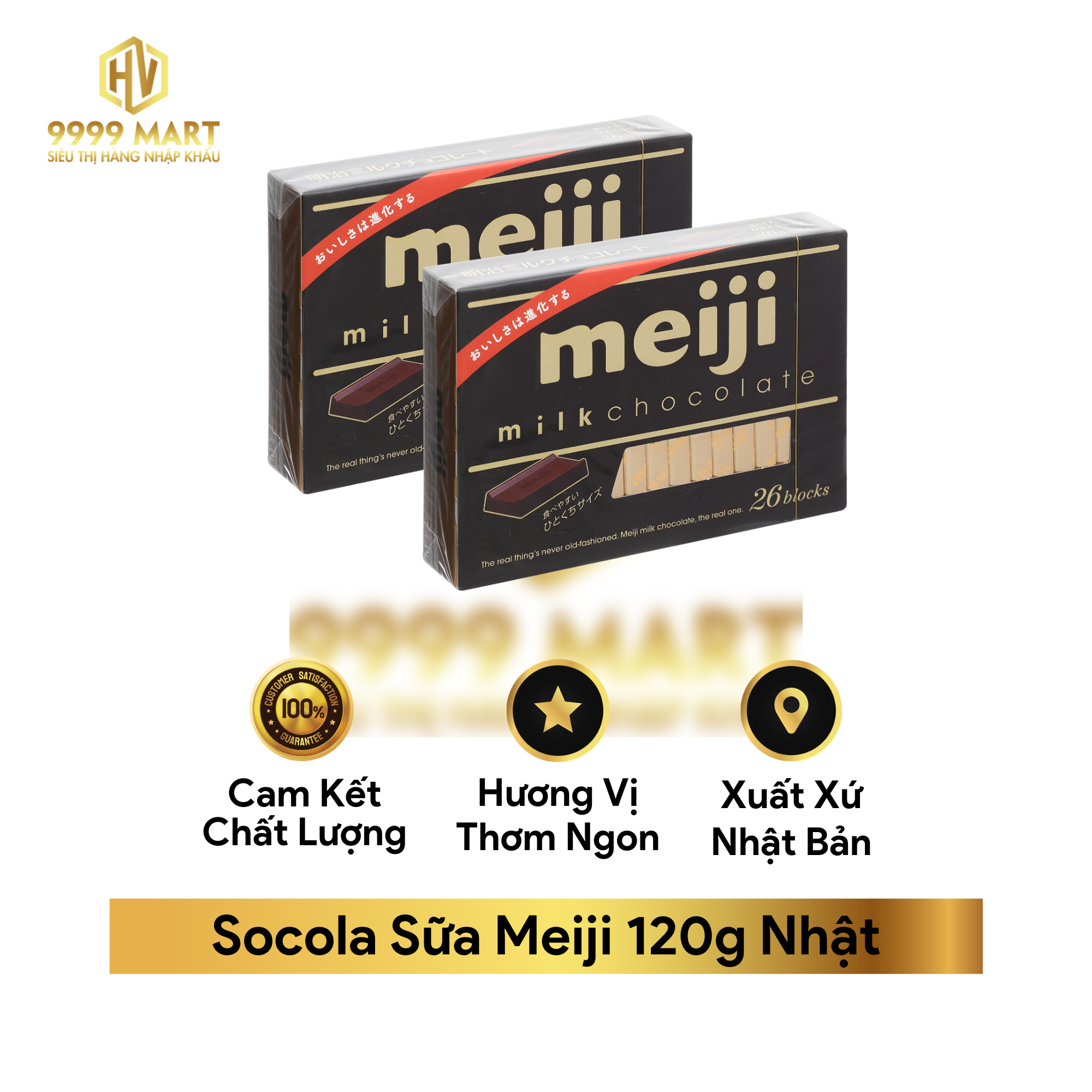 Socola Sữa Meiji 120g Nhật