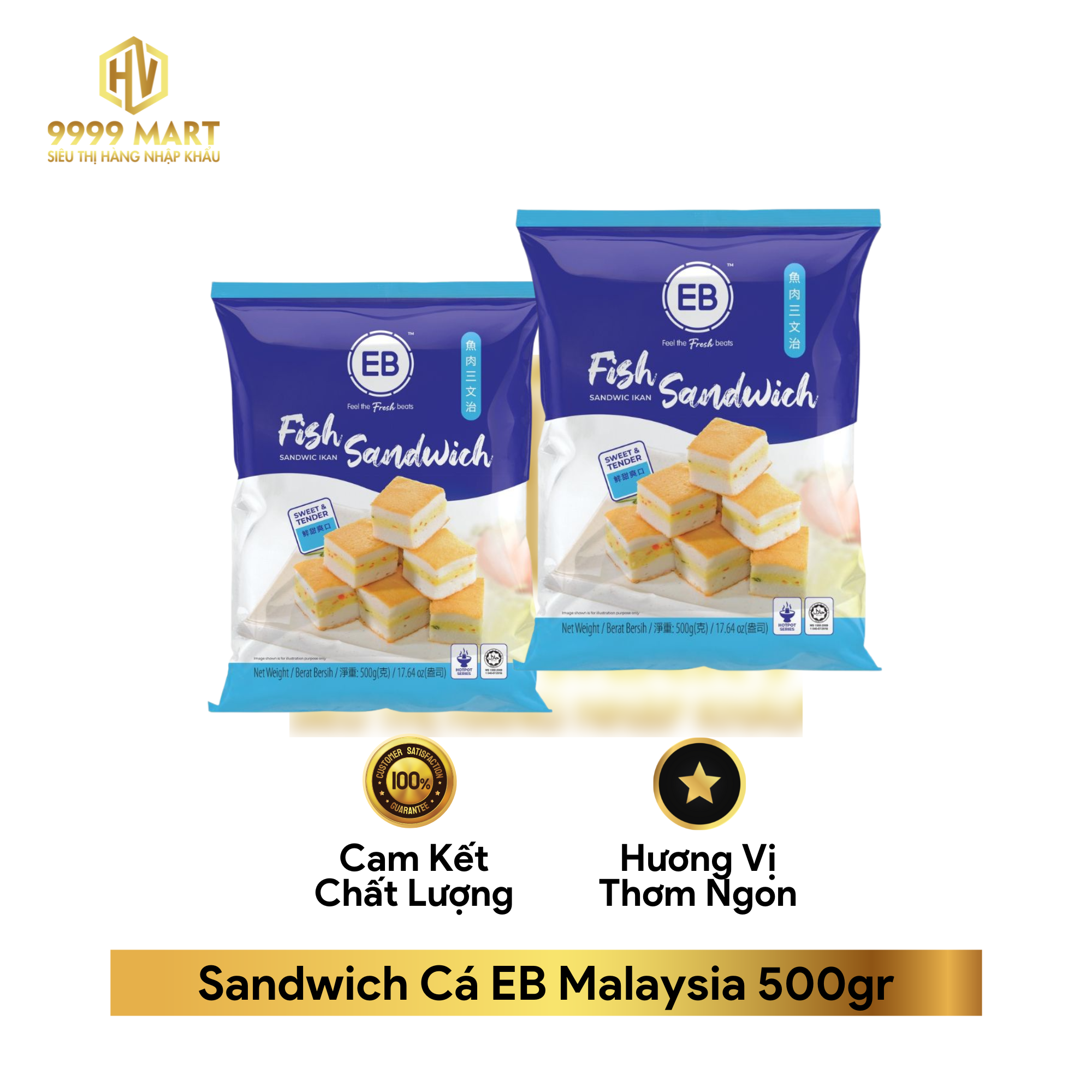 Sandwich Cá EB Malaysia 500gr