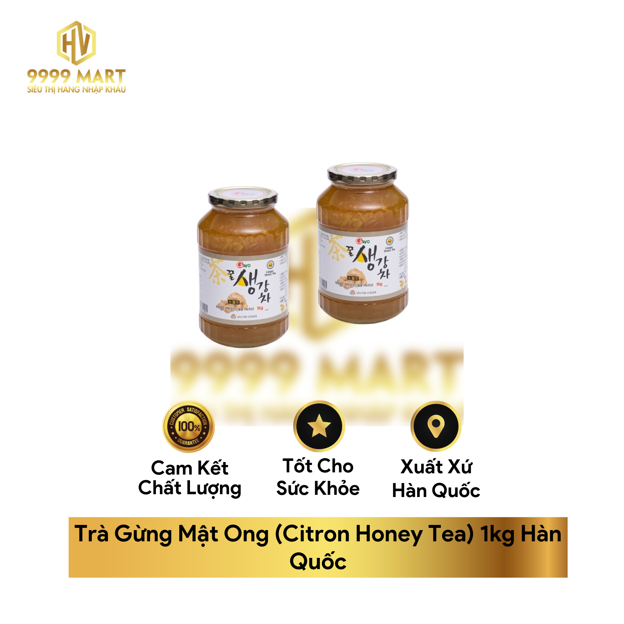 Trà Gừng Mật Ong (Citron Honey Tea) 1kg Hàn Quốc