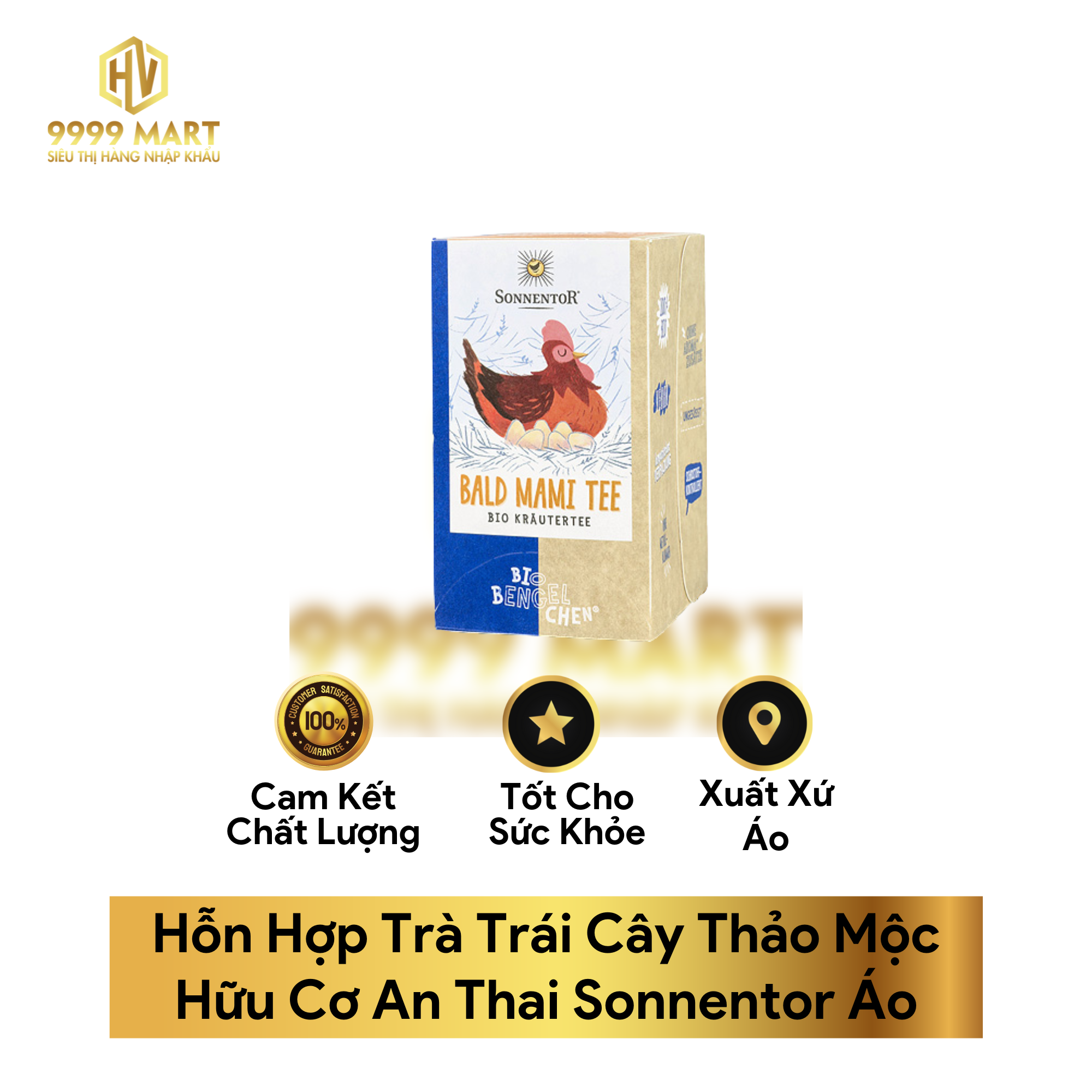 Hỗn Hợp Trà Trái Cây Thảo Mộc Hữu Cơ An Thai Sonnentor Áo