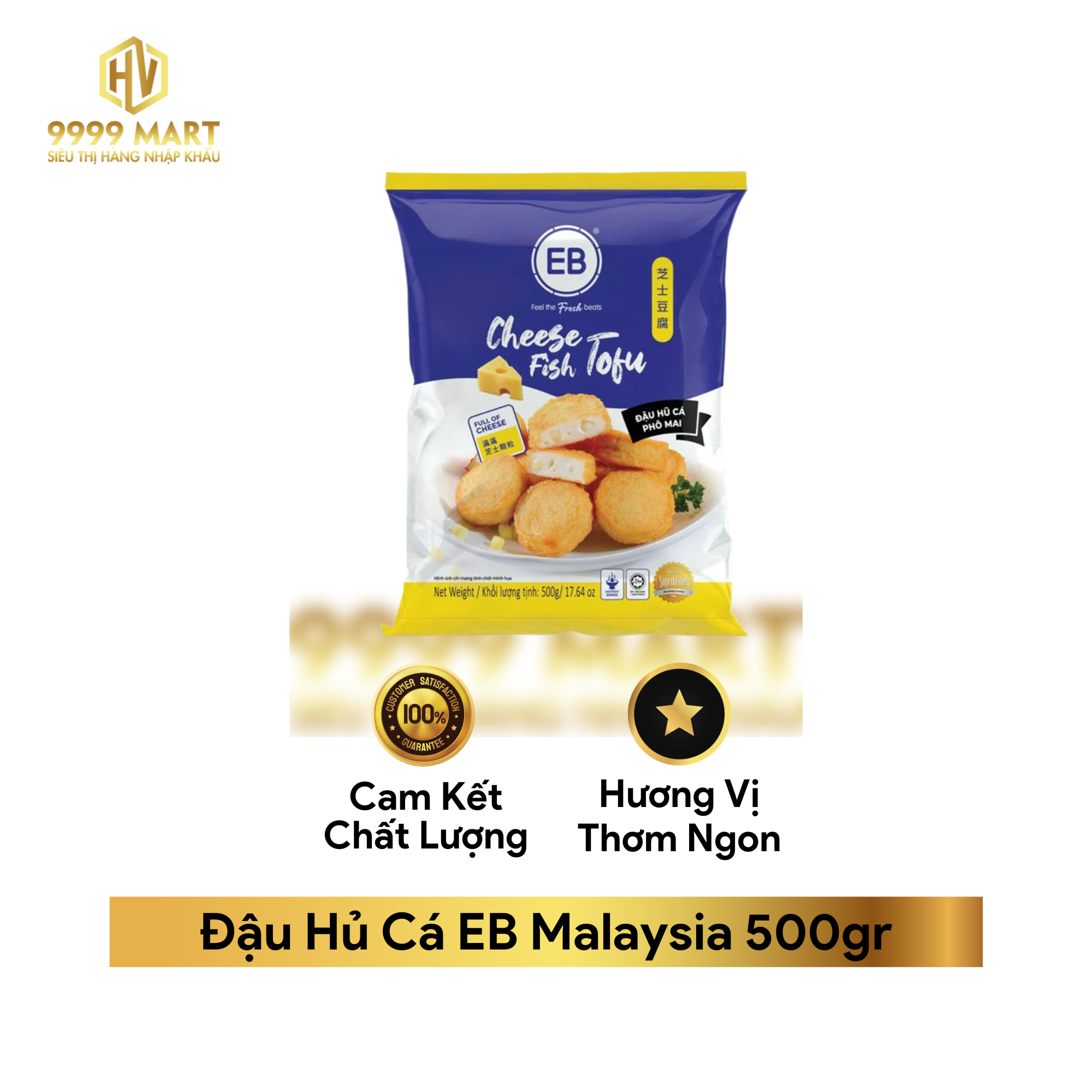 Đậu Hủ Cá EB Malaysia 500gr