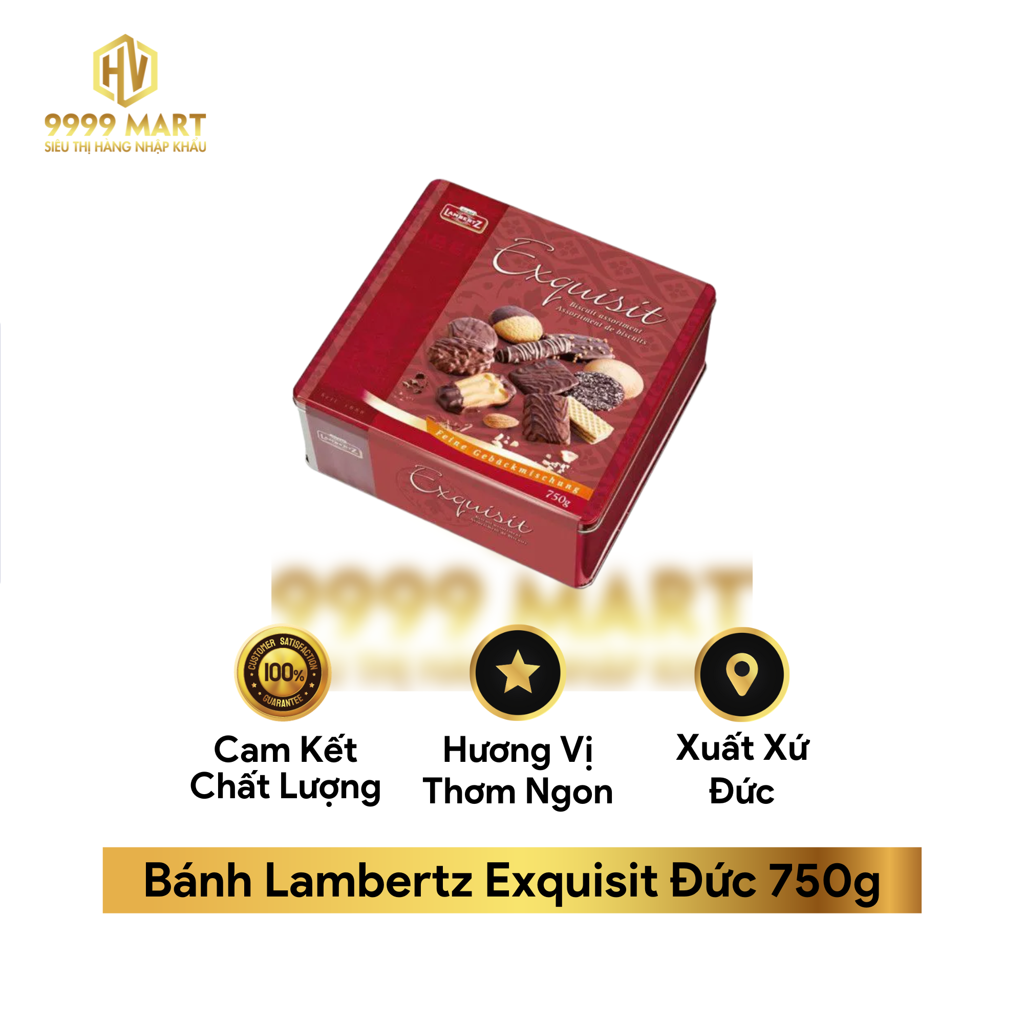 Bánh Lambertz Exquisit Đức 750g