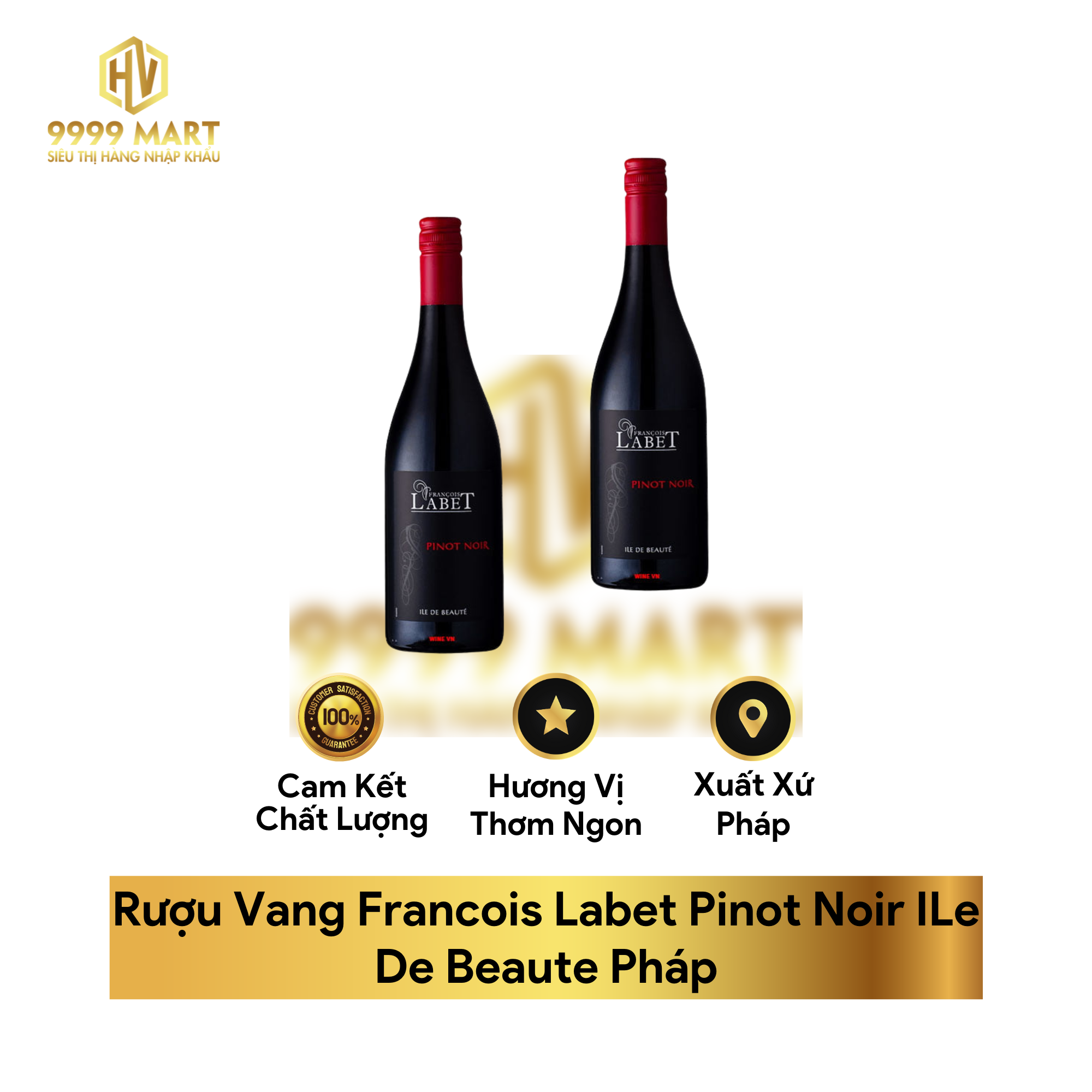 Rượu Vang Francois Labet Pinot Noir ILe De Beaute Pháp