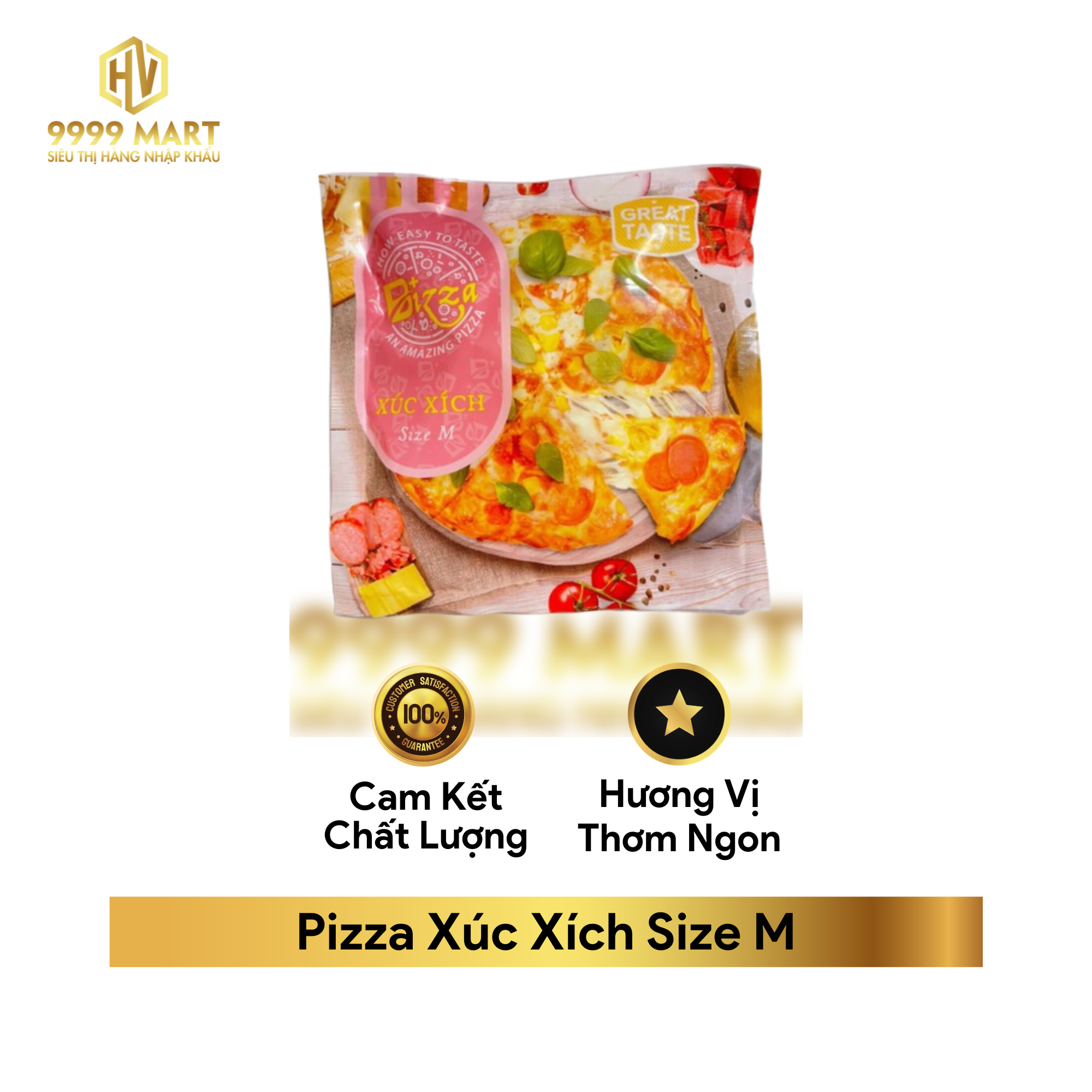 Pizza Xúc Xích Size M