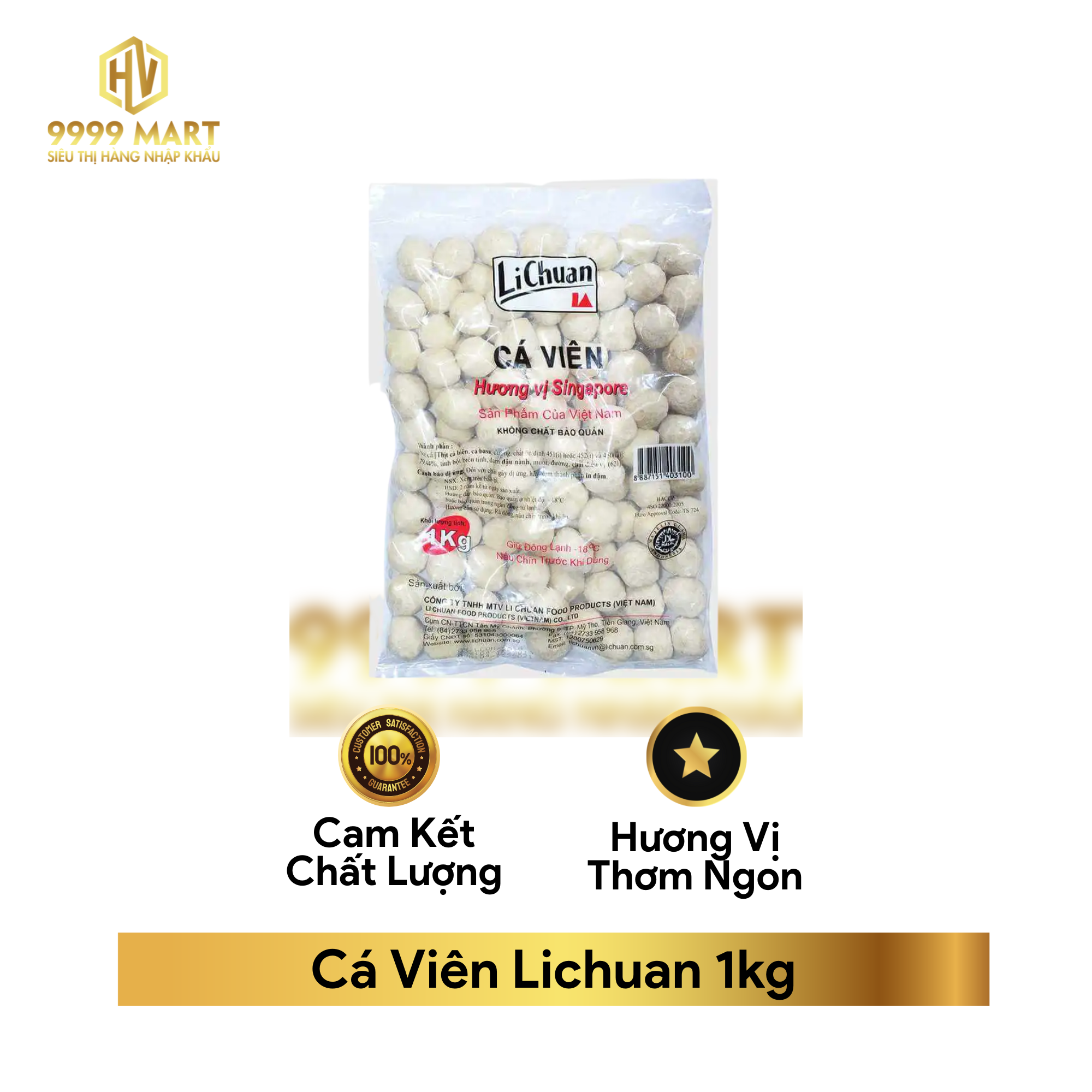 Cá Viên Lichuan 1kg