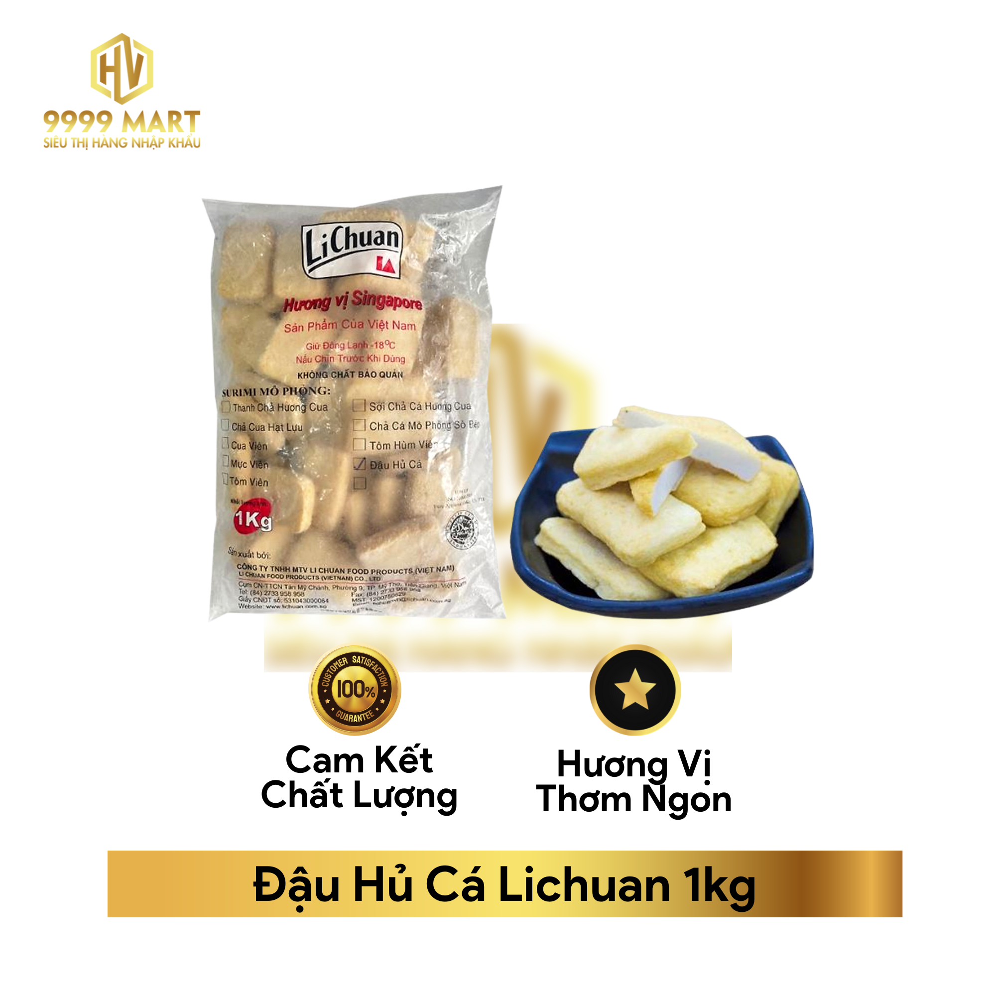 Đậu Hủ Cá Lichuan 1kg