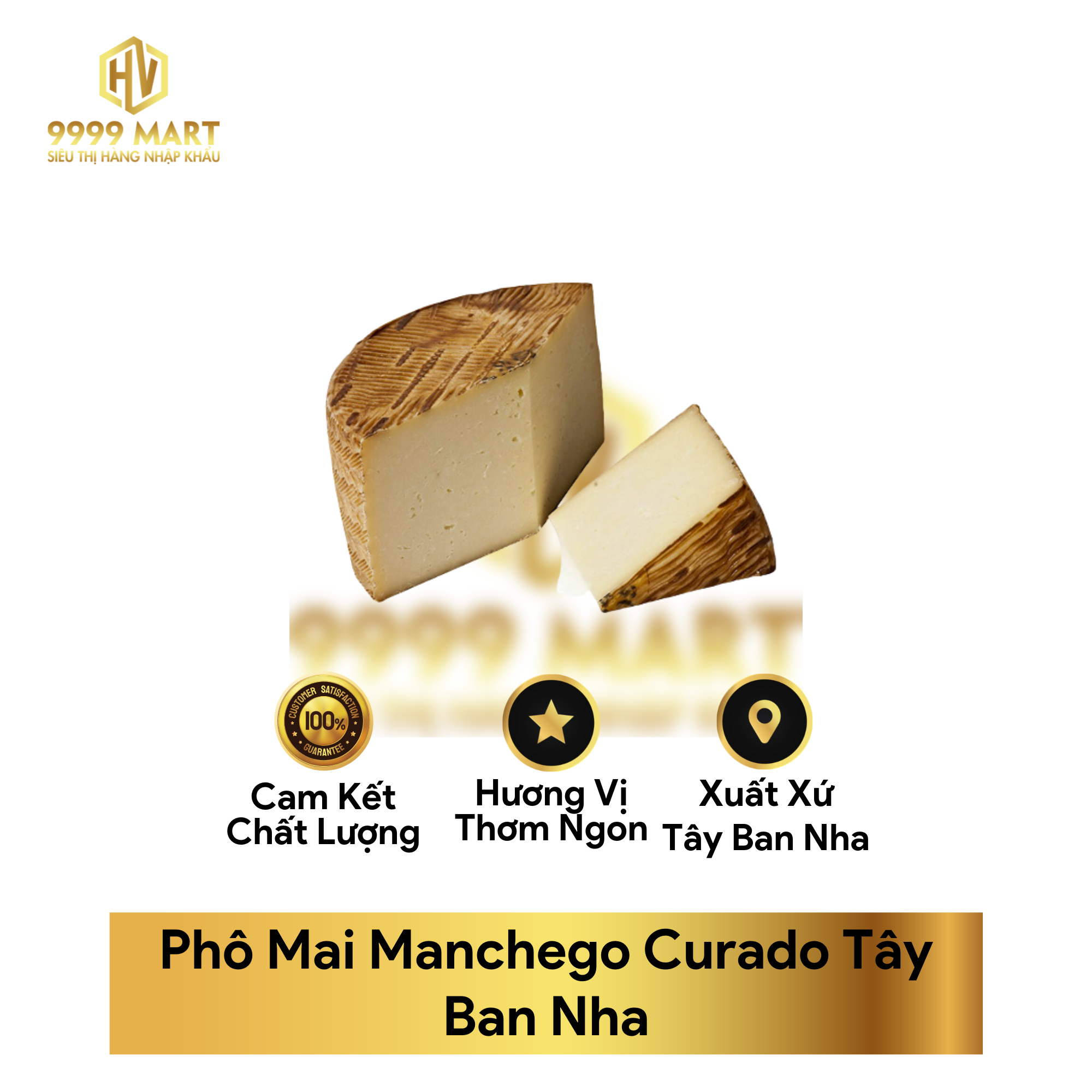Phô Mai Manchego Curado Tây Ban Nha