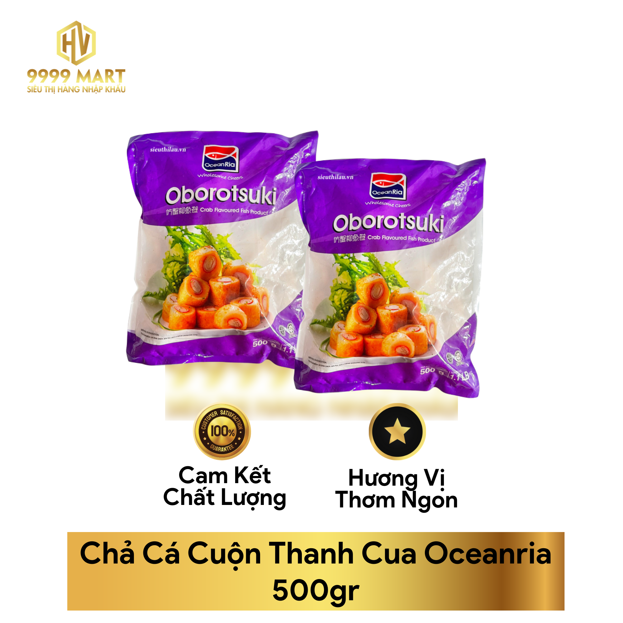 Chả Cá Cuộn Thanh Cua Oceanria 500gr
