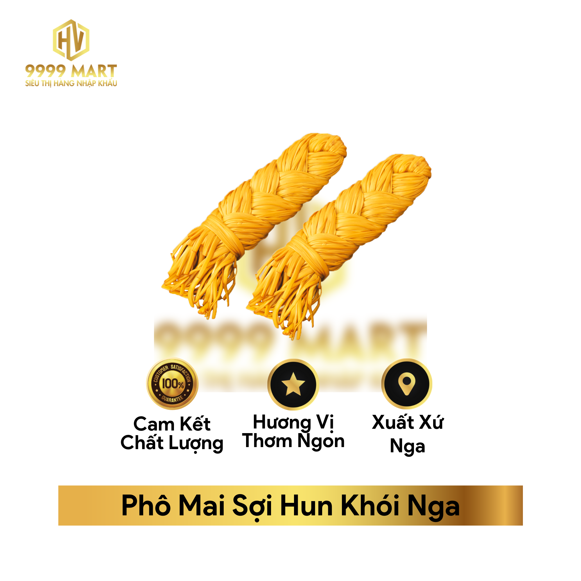 Phô Mai Sợi Hun Khói Nga
