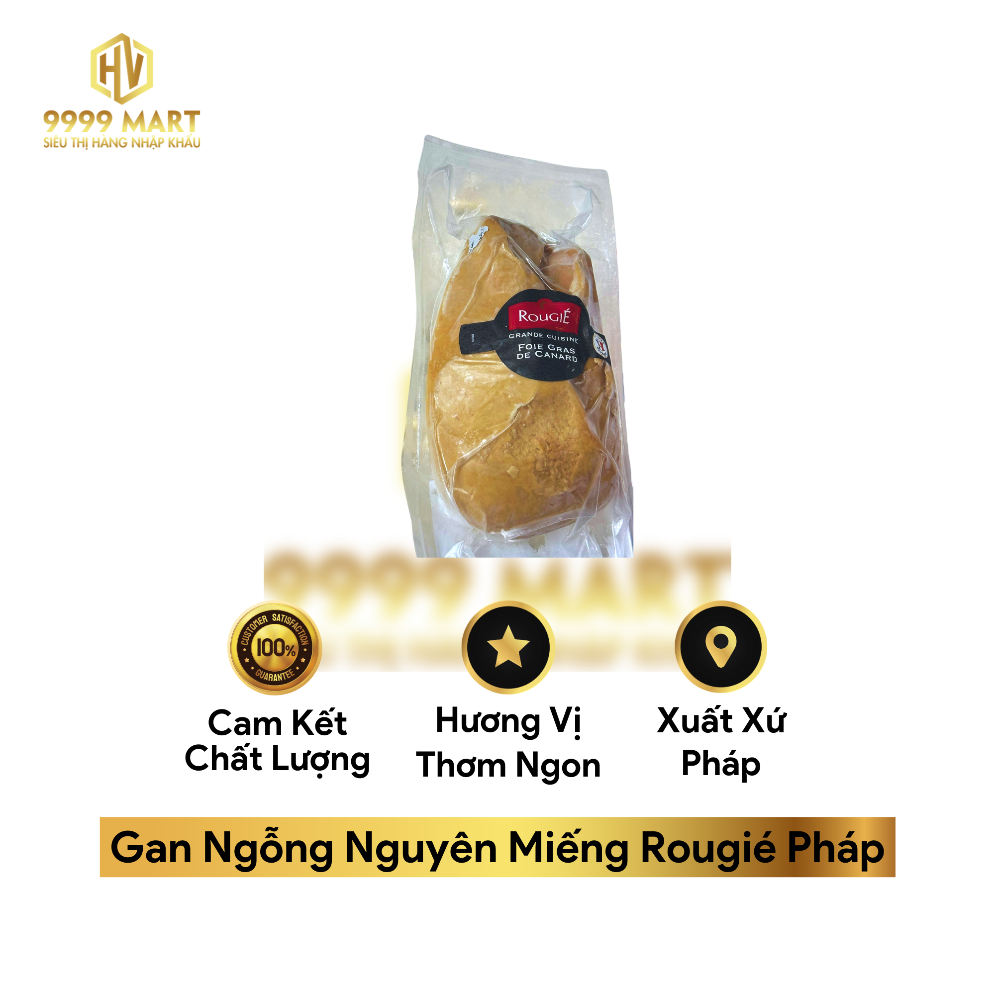 Gan Ngỗng Nguyên Miếng Rougié Pháp