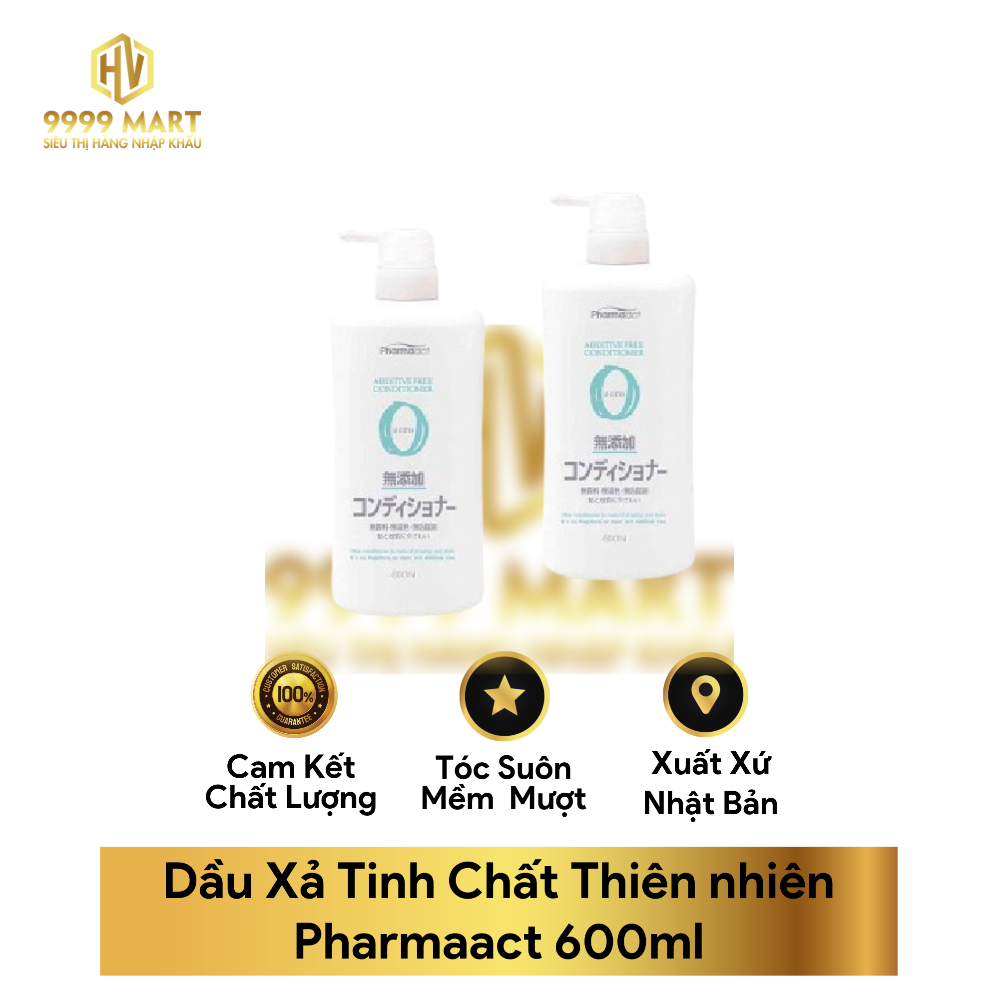 Dầu Xả Tinh Chất Thiên nhiên Pharmaact 600ml