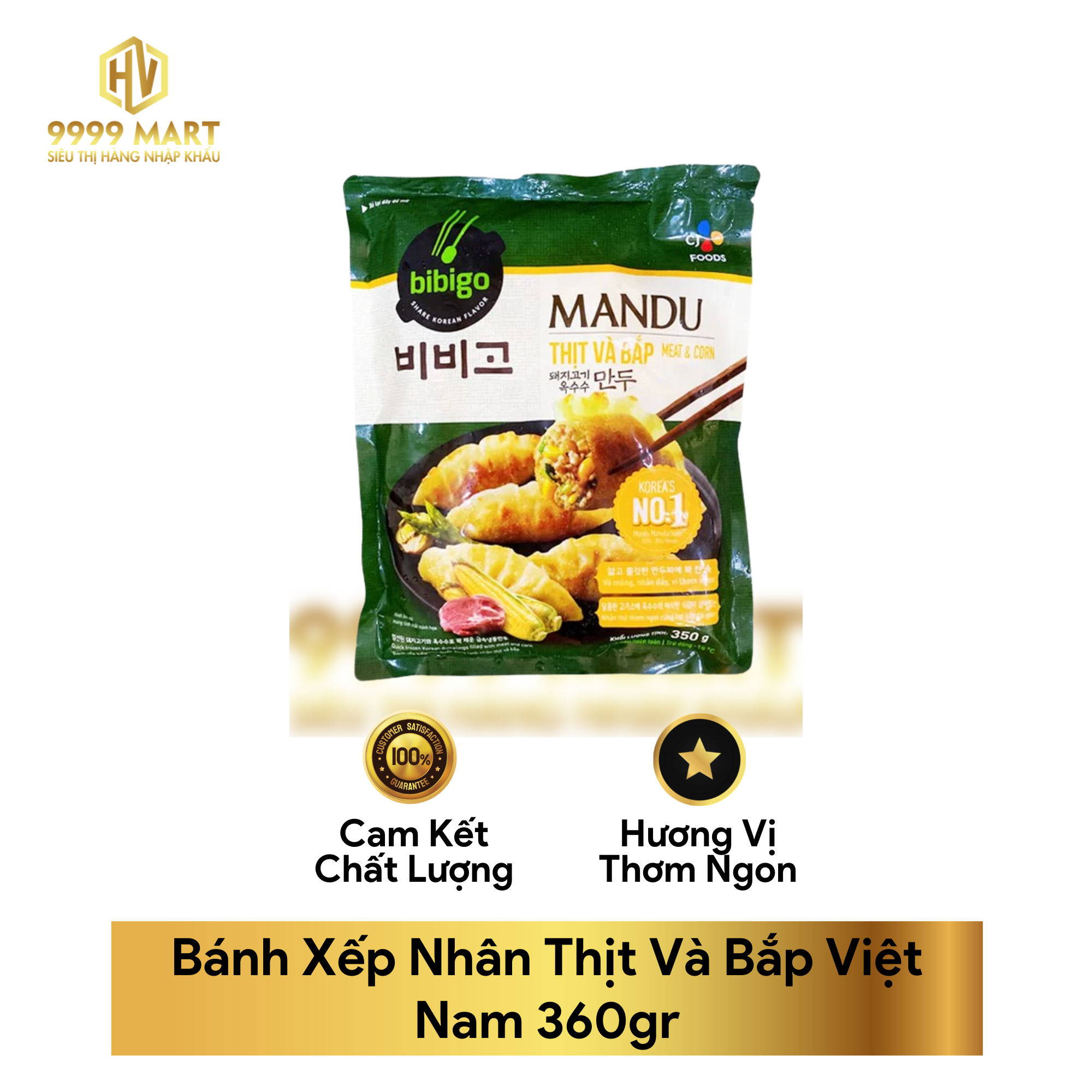 Bánh Xếp Nhân Thịt Và Bắp Việt Nam 360gr