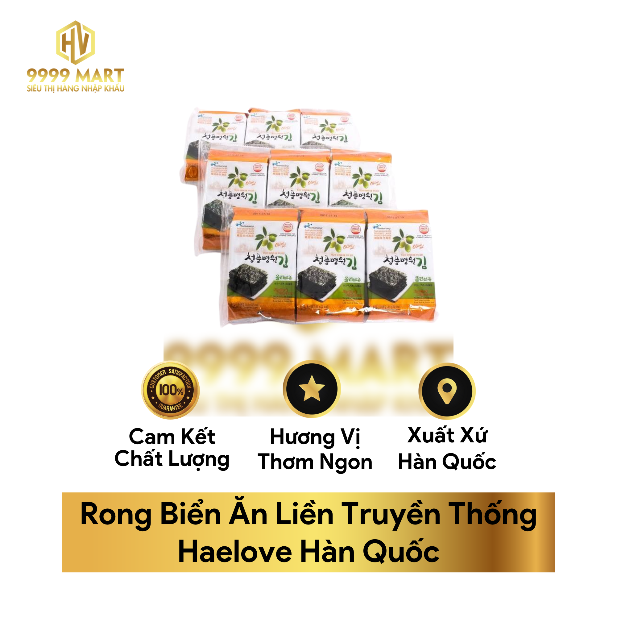 Rong Biển Ăn Liền Truyền Thống Haelove Hàn Quốc