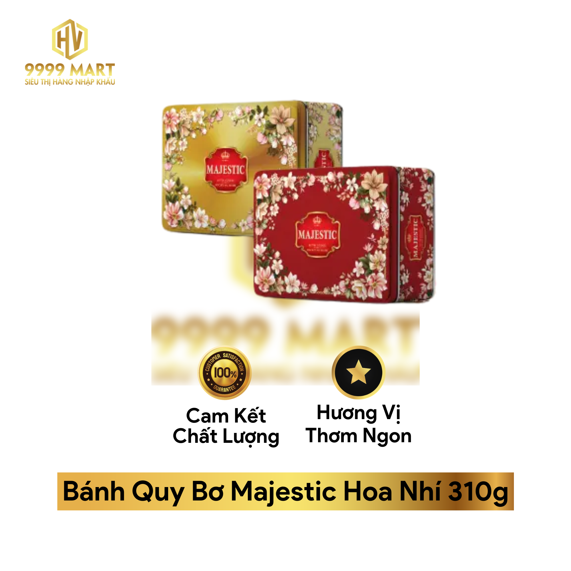 Bánh Quy Bơ Majestic Hoa Nhí 310g