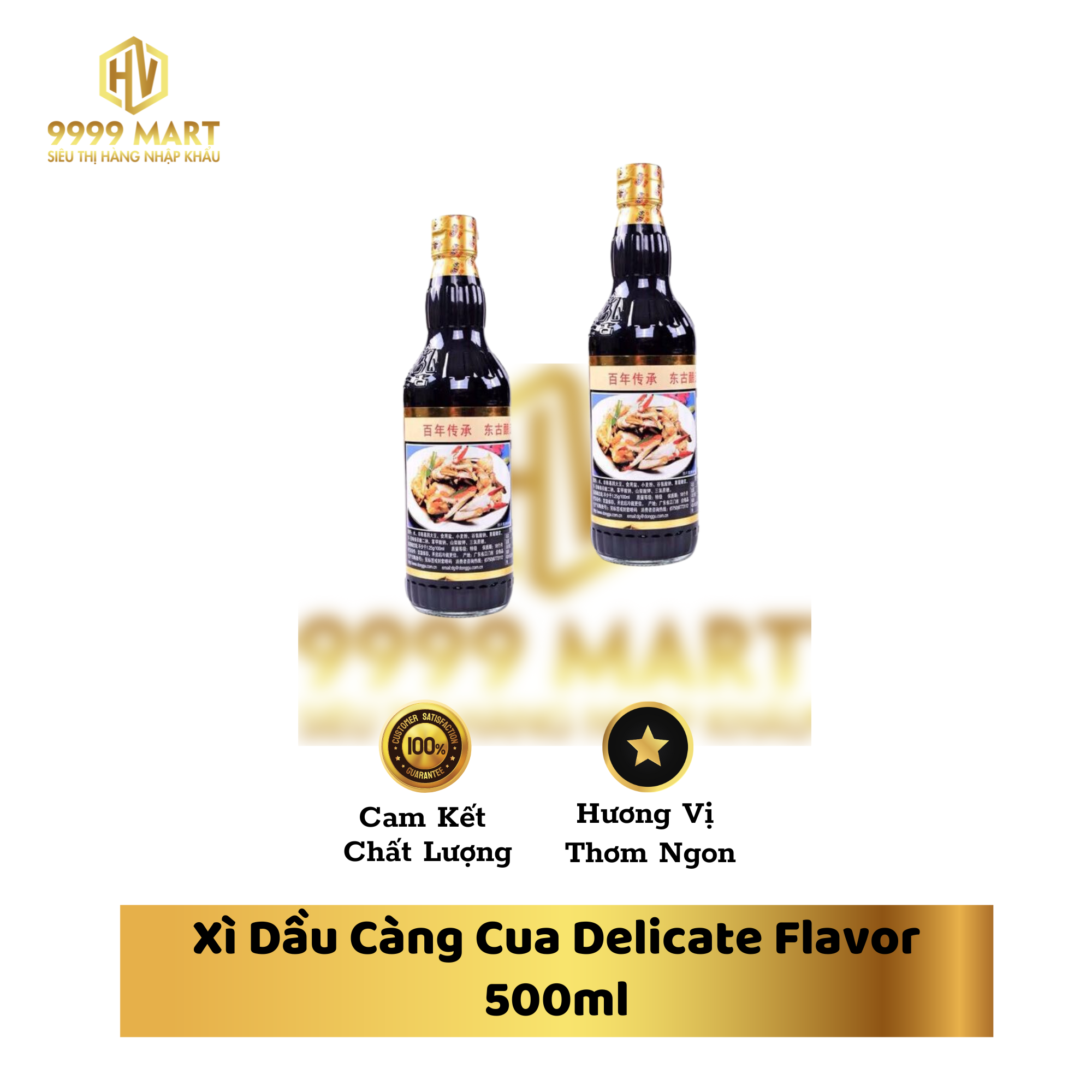 Xì Dầu Càng Cua Delicate Flavor 500ml