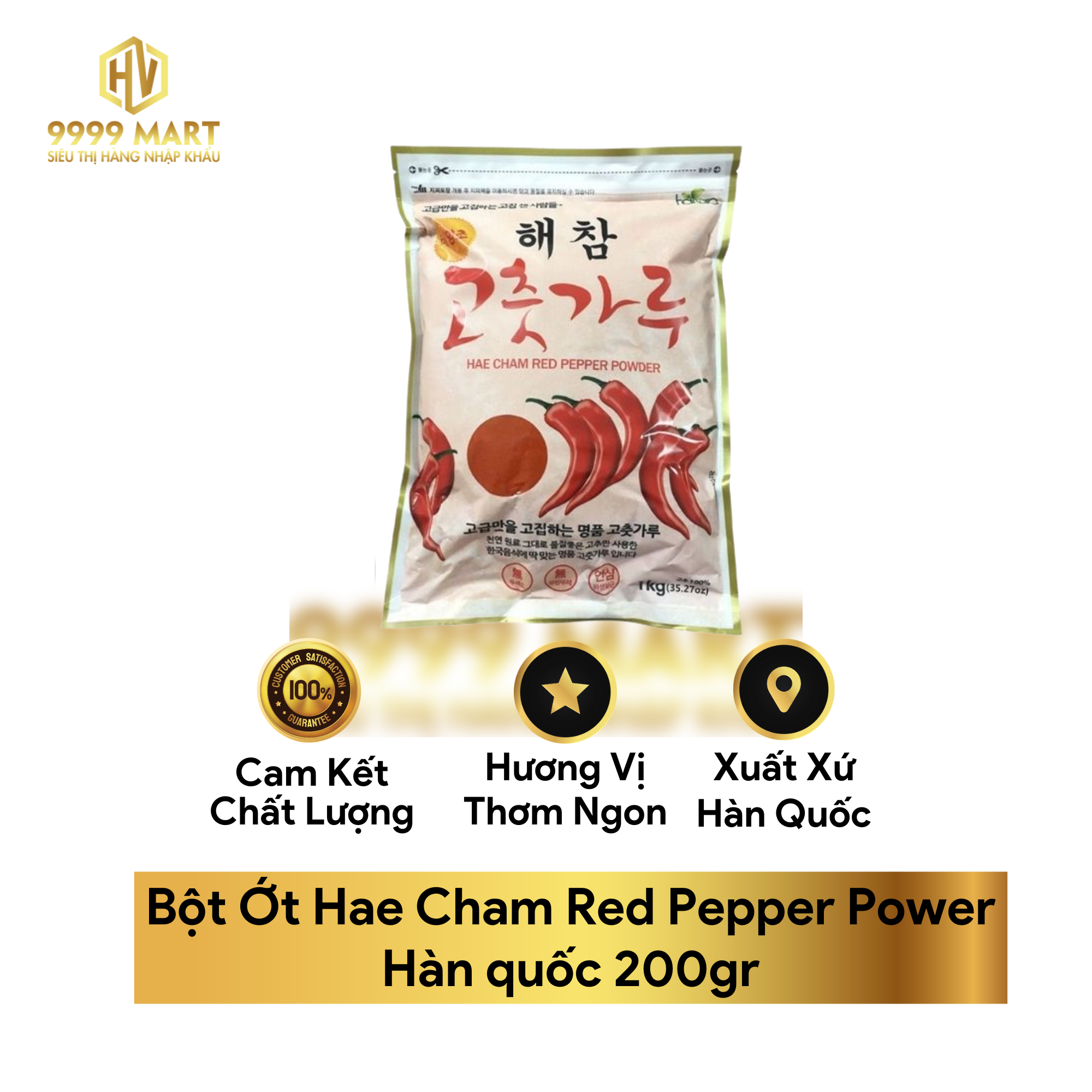 Bột Ớt Hae Cham Red Pepper Power Hàn quốc 200gr