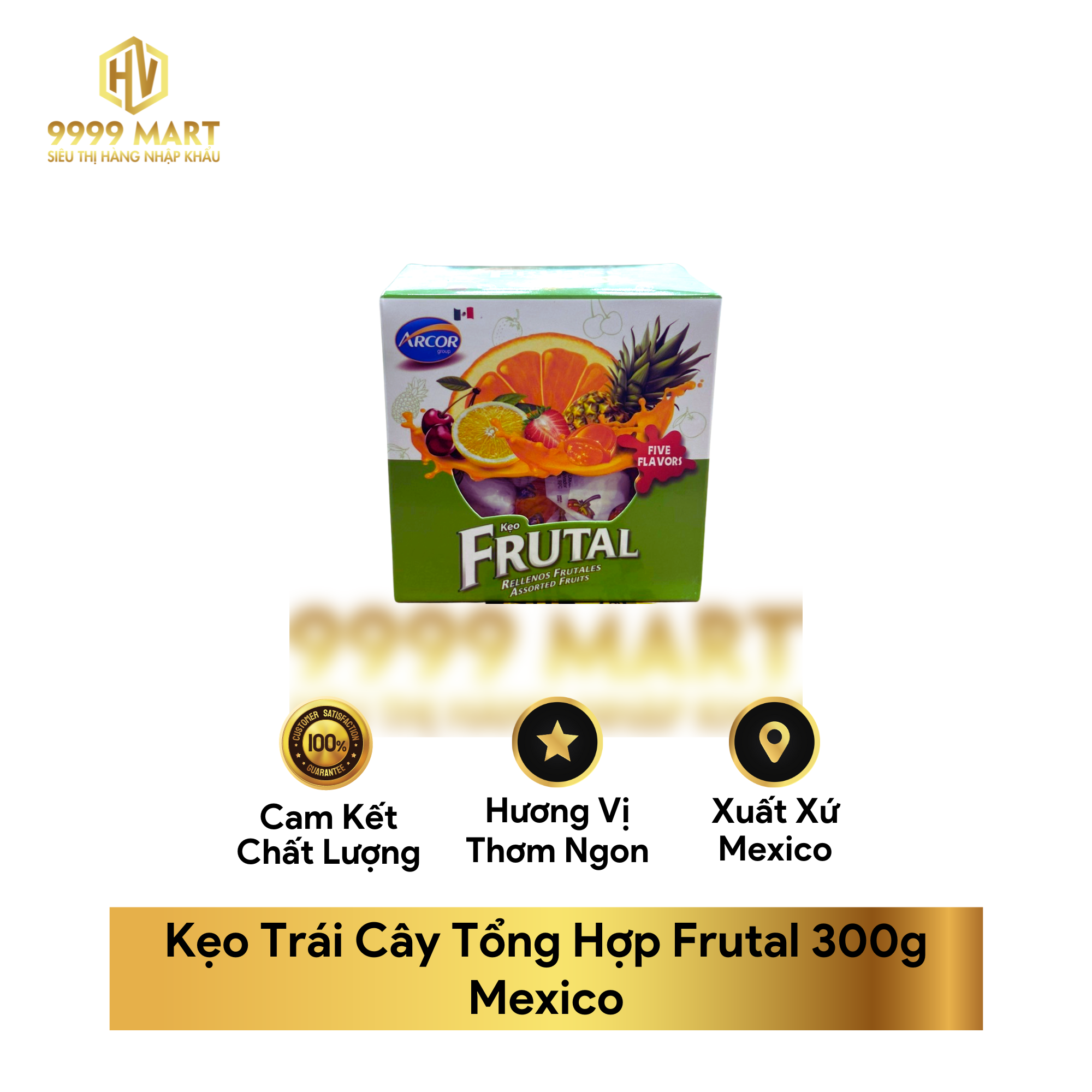 Kẹo Trái Cây Tổng Hợp Frutal 150g Mexico