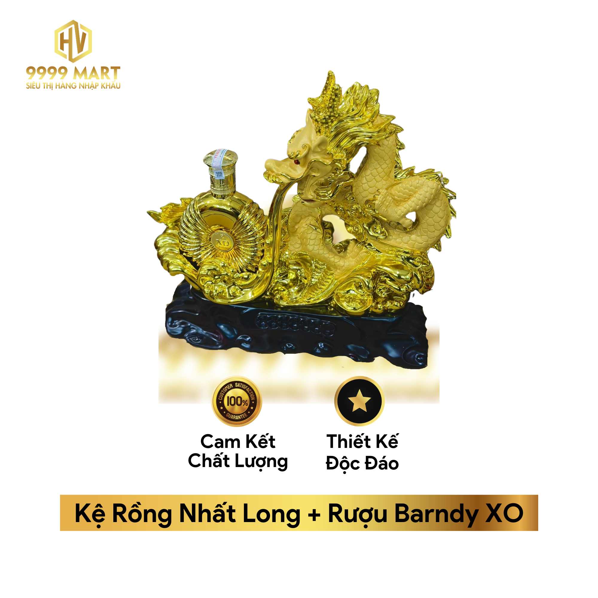 Kệ Rồng Nhất Long + Rượu Barndy Xo