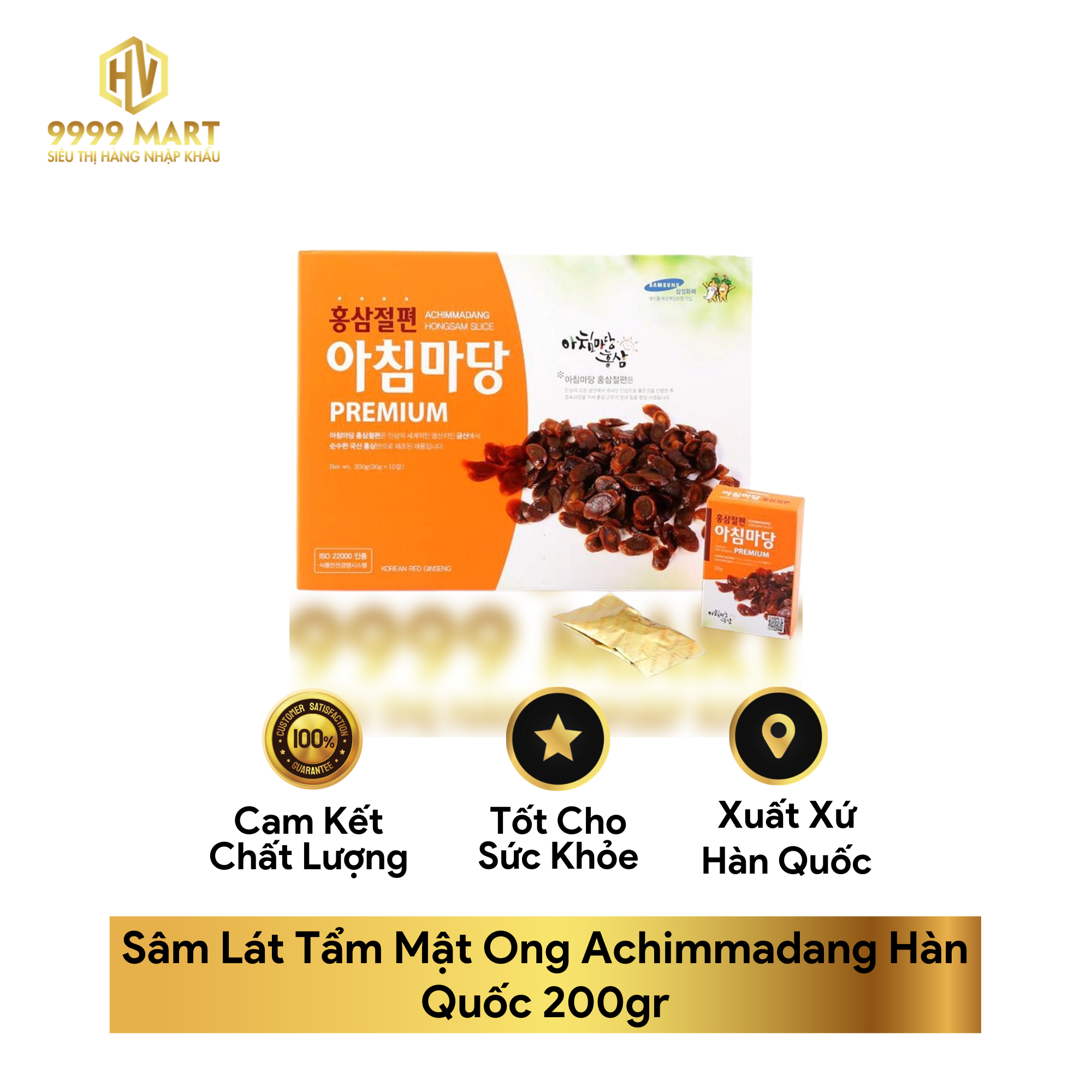 Sâm Lát Tẩm Mật Ong Achimmadang Hàn Quốc 200gr