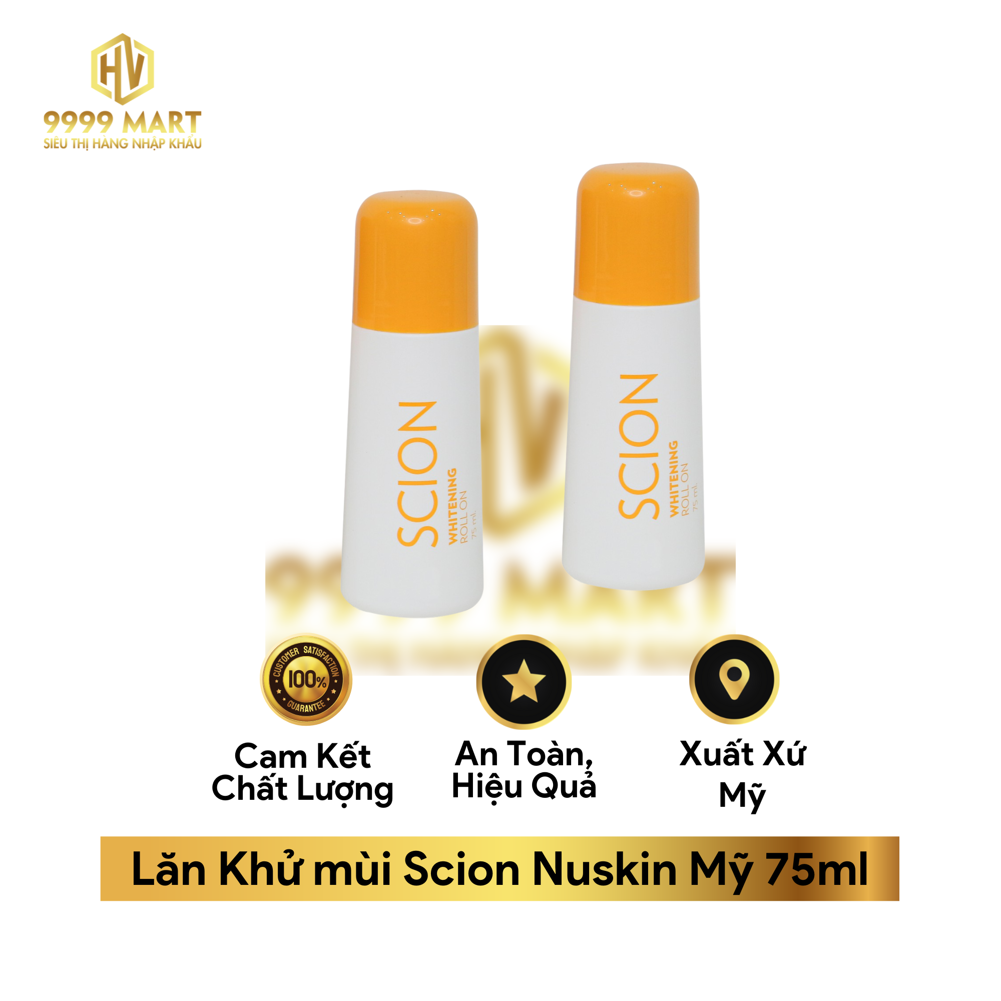Lăn Khử mùi Scion Nuskin Mỹ 75ml