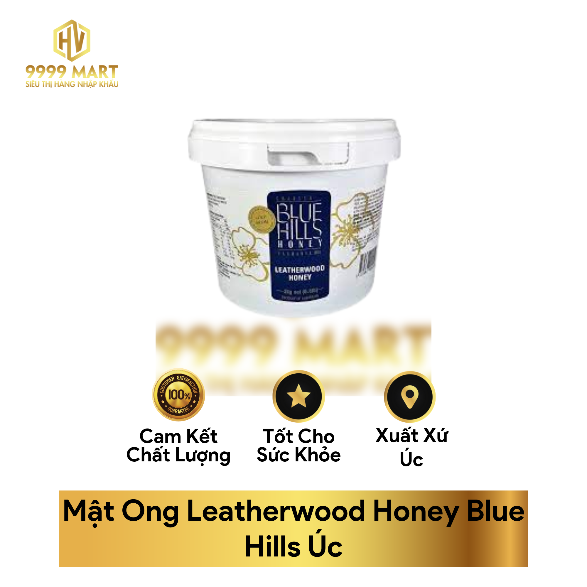 Mật Ong Leatherwood Honey Blue Hills Úc