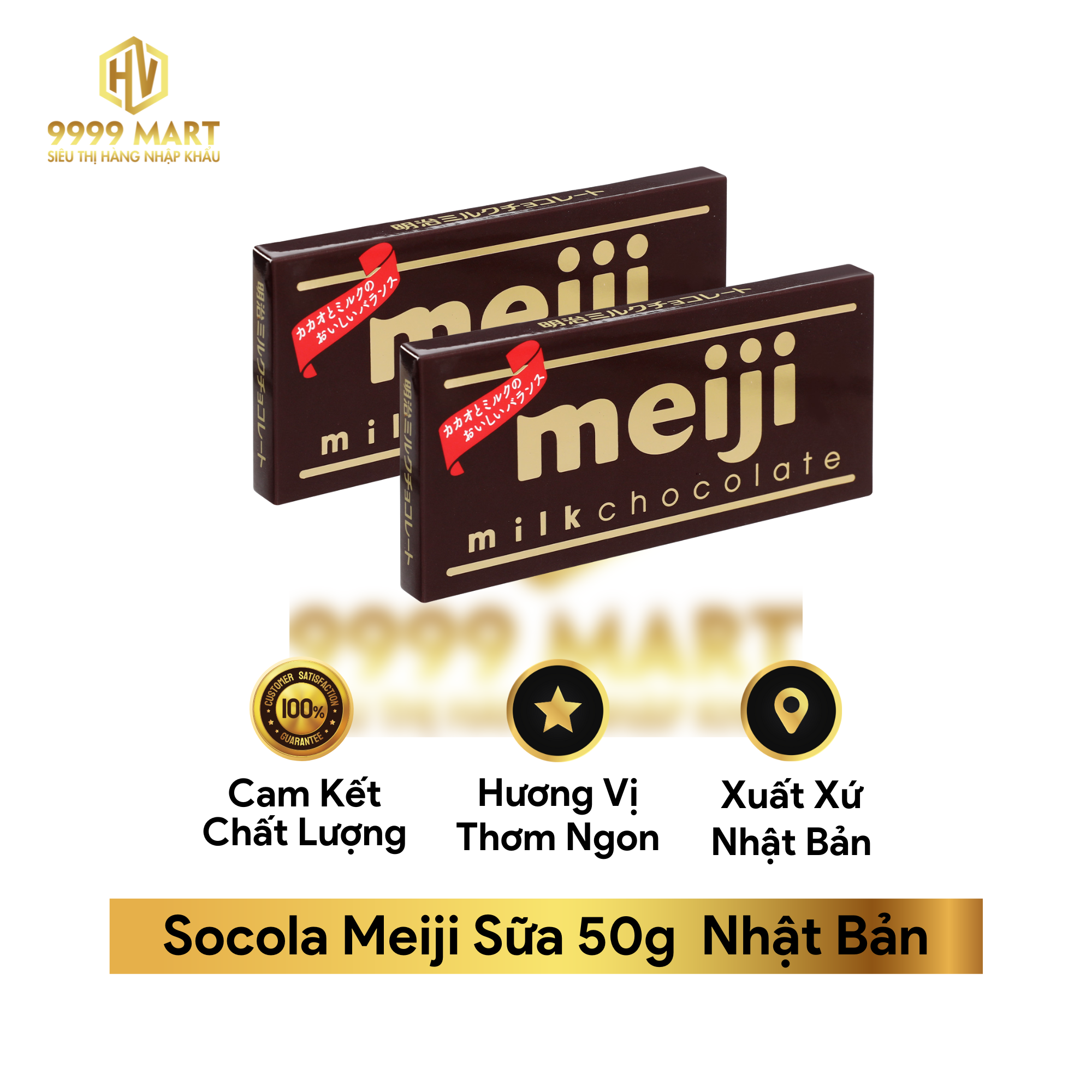 Socola Meiji Sữa 50g Nhật Bản