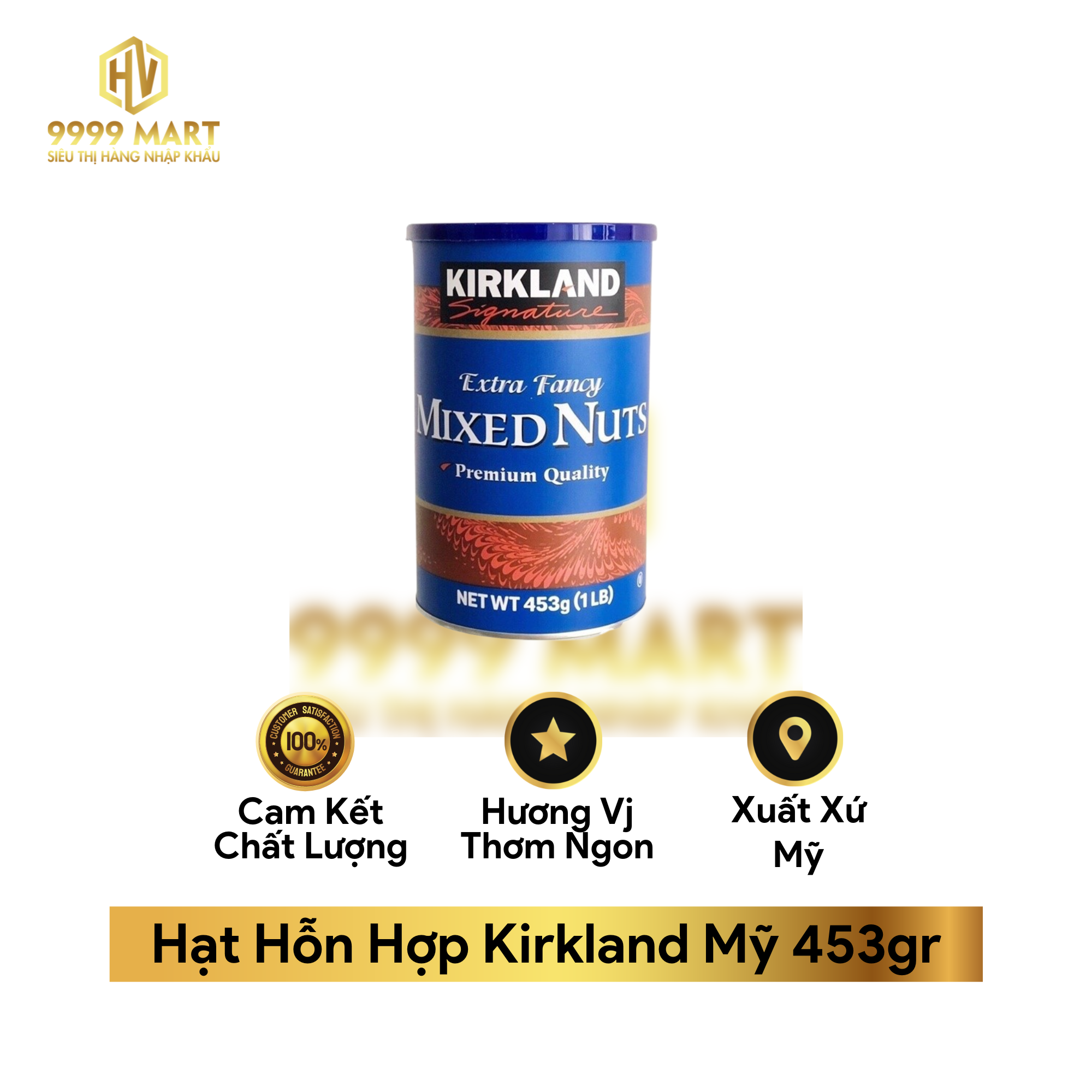 Hạt Hỗn Hợp Kirkland Mỹ 453gr