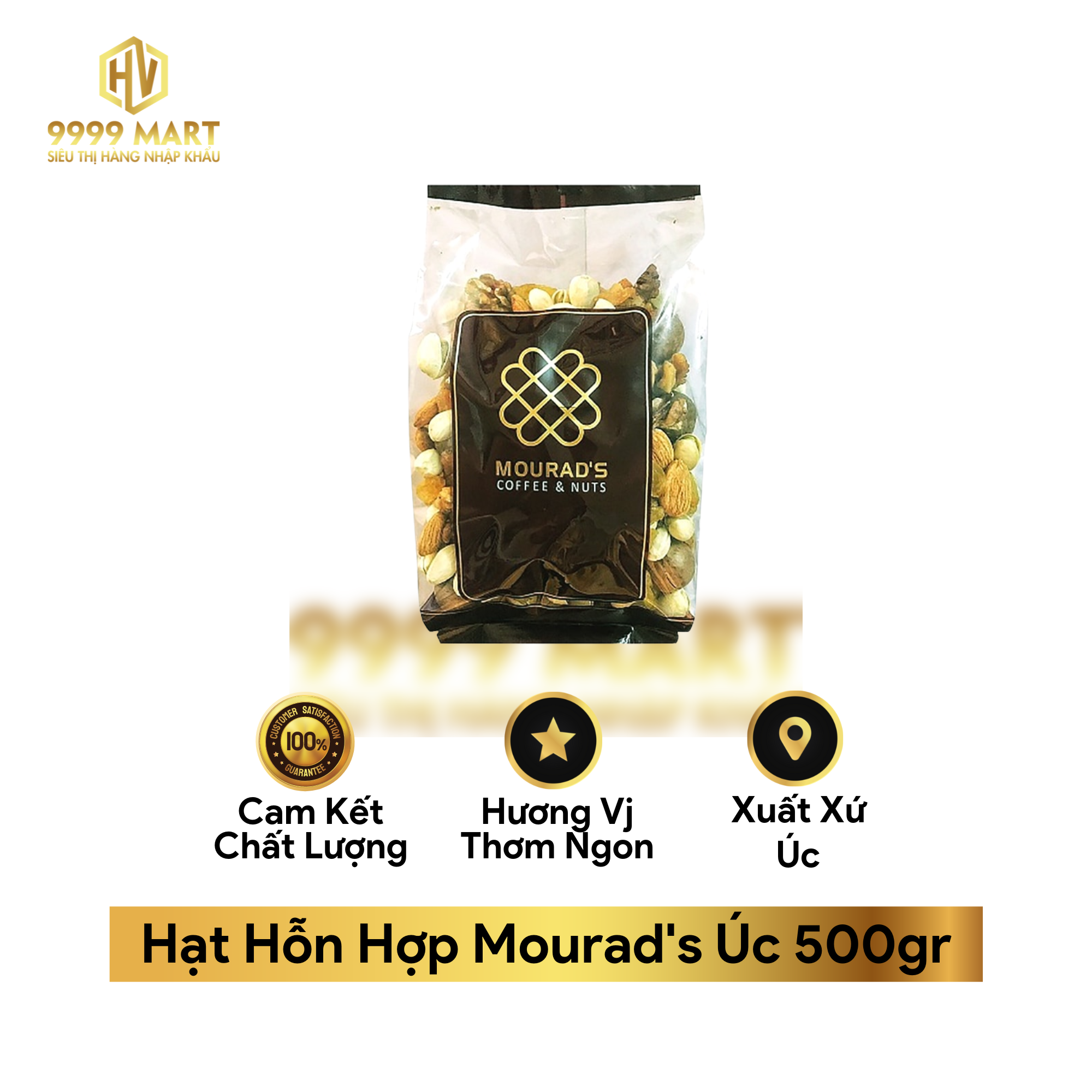Hạt Hỗn Hợp Mourad's Úc 500gr