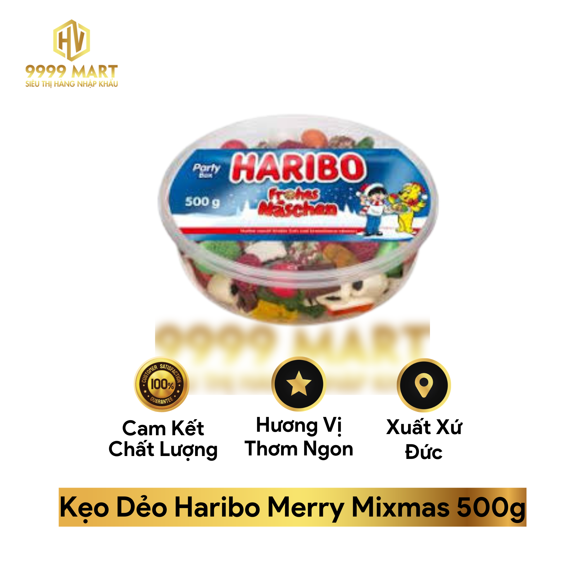 Kẹo Dẻo Haribo Merry Mixmas 500g