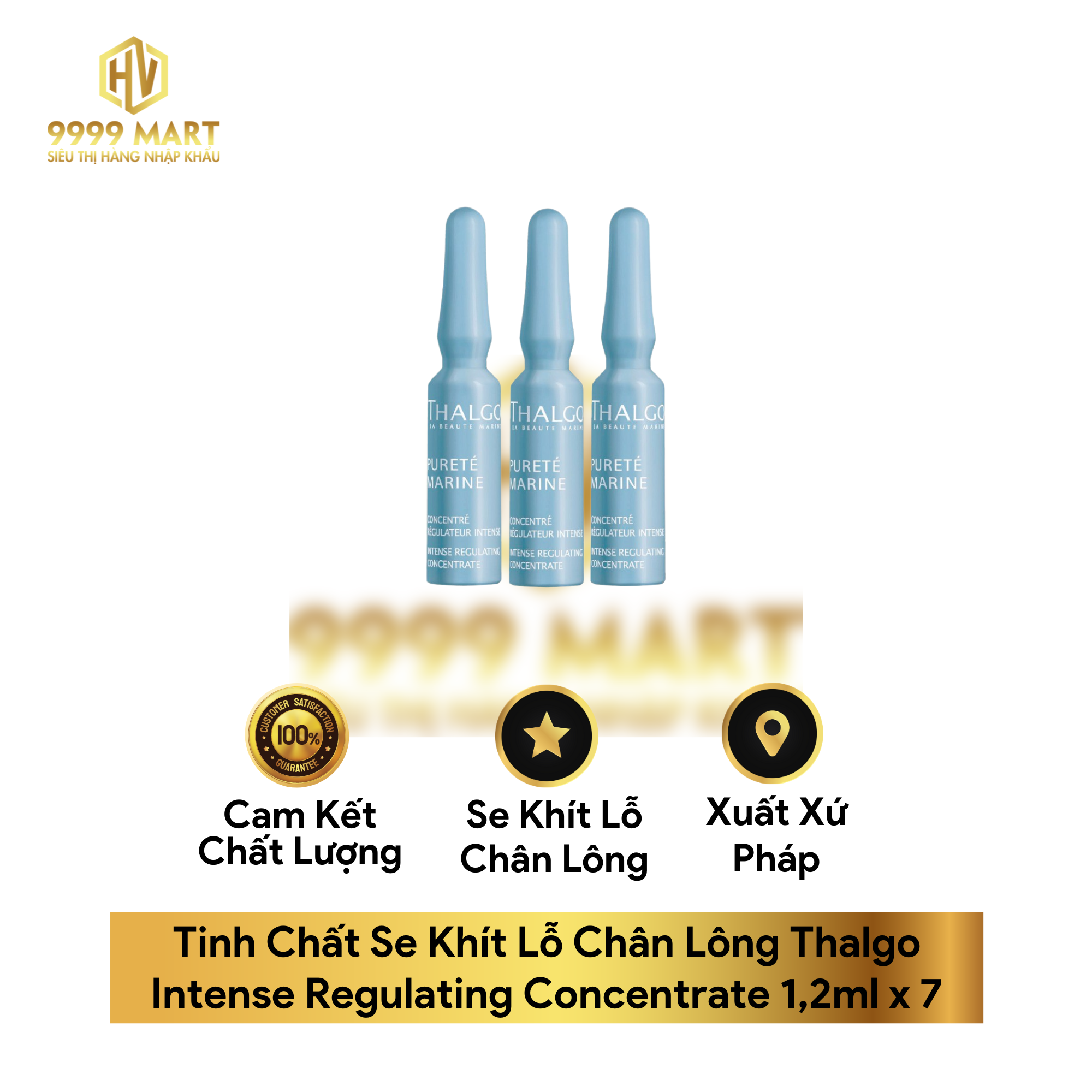 Tinh Chất Se Khít Lỗ Chân Lông Thalgo Intense Regulating Concentrate 1,2ml x 7