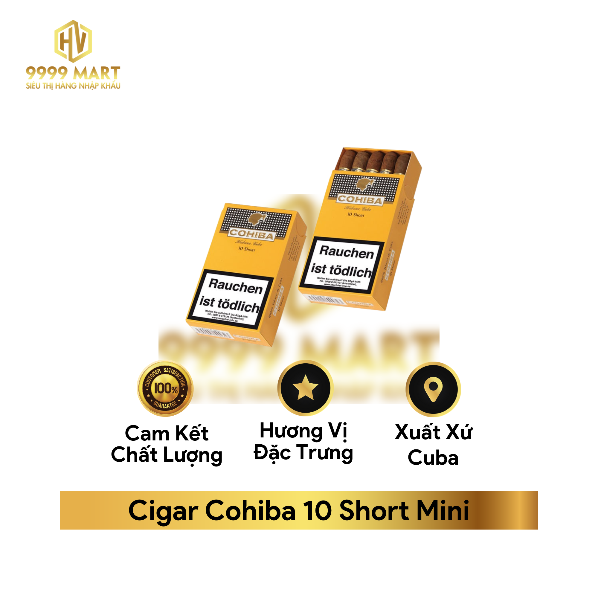 Cigar Cohiba 10 Short Mini