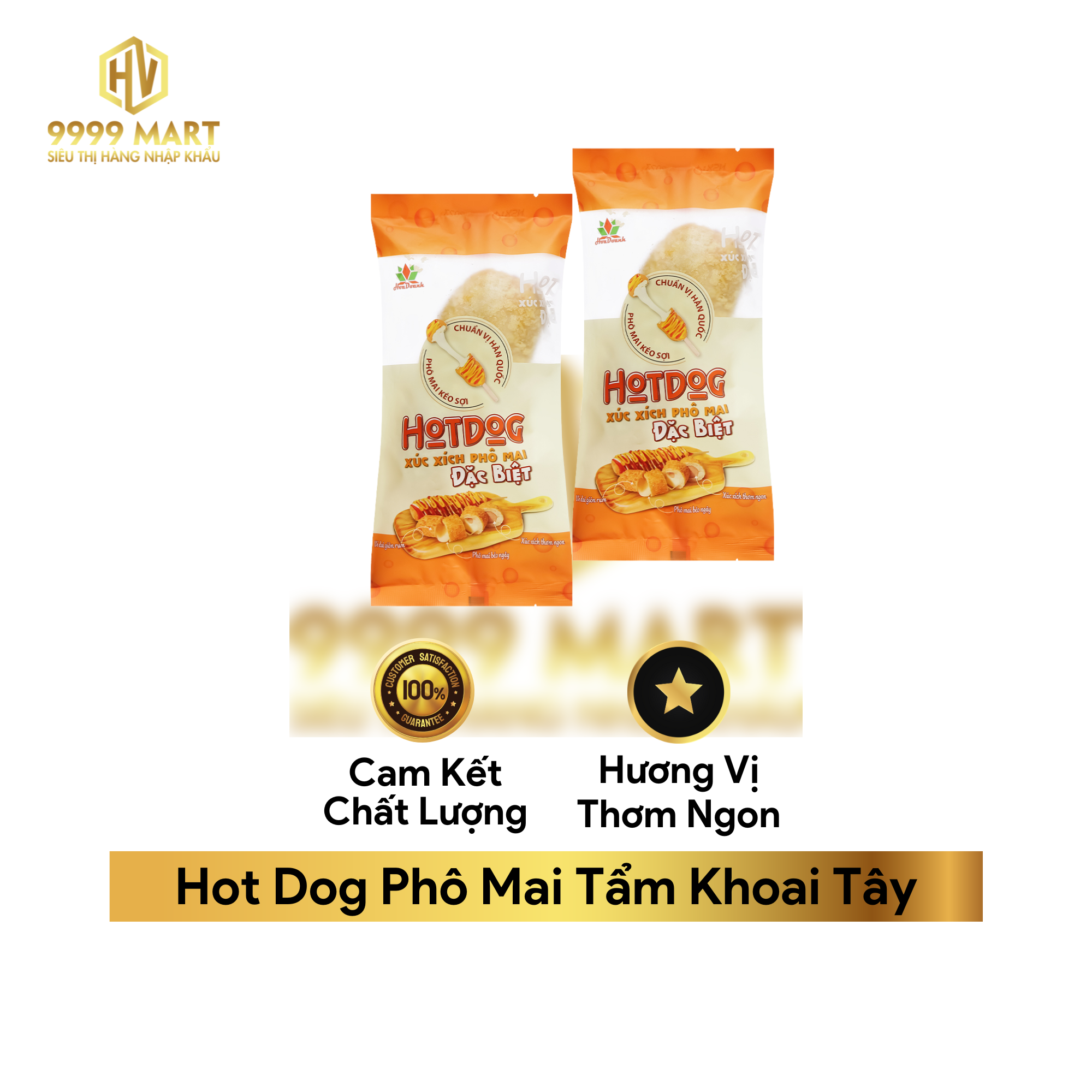 Hot Dog Phô Mai Tẩm Khoai Tây