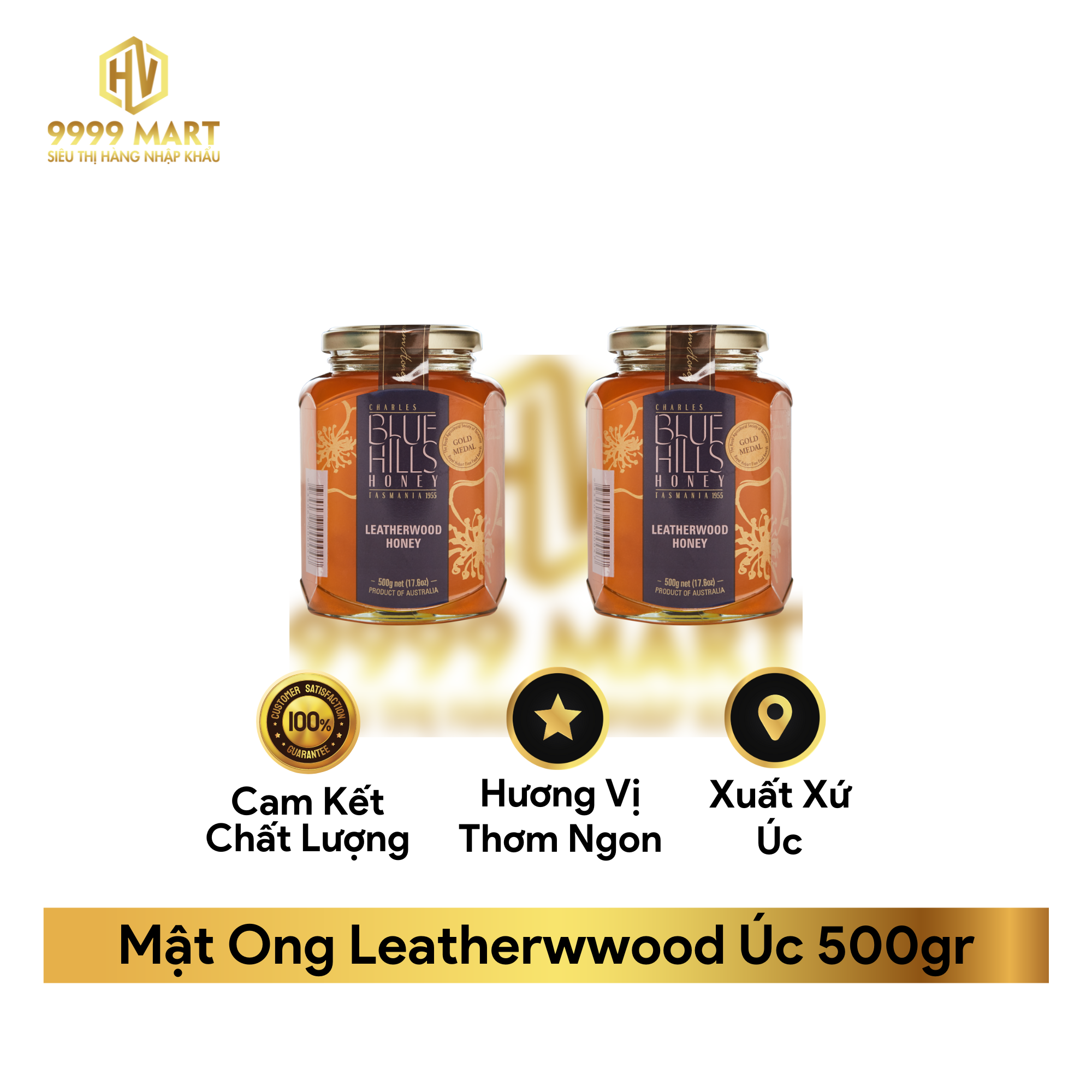 Mật Ong Leatherwwood Úc 500gr